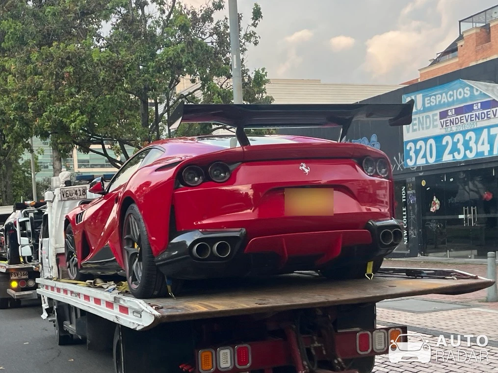 Ferrari 812 Superfast Mansory Stallone spotted in Bogotá