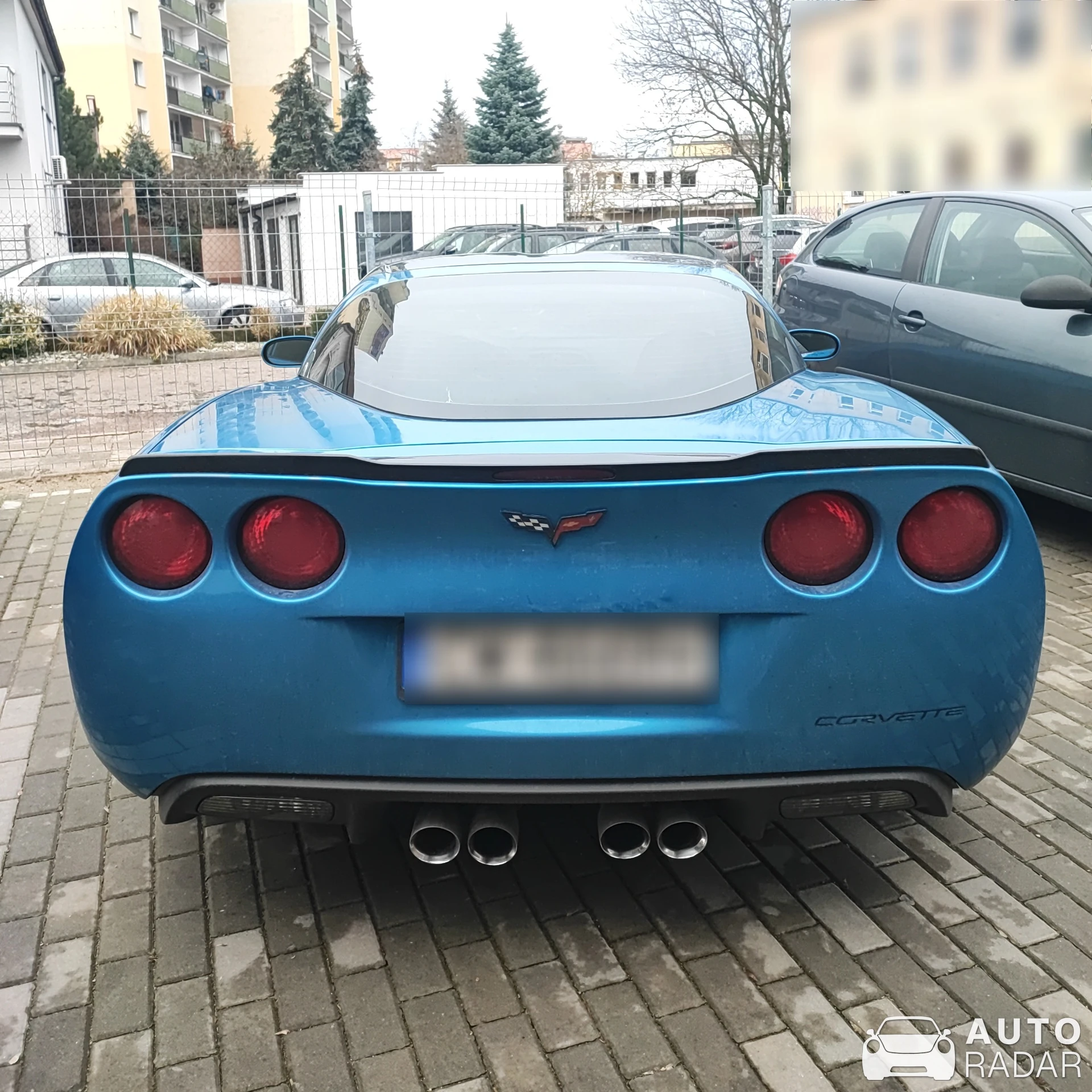 Chevrolet Corvette C6 spotted in Włocławek, Poland