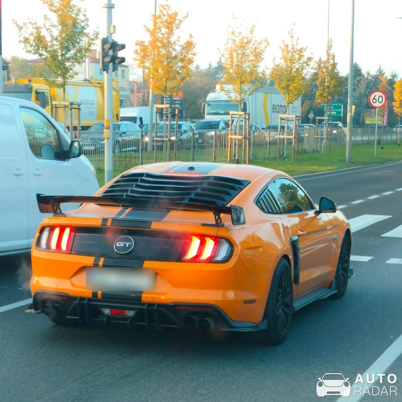 Ford Mustang GT spotted in Warszawa, Poland