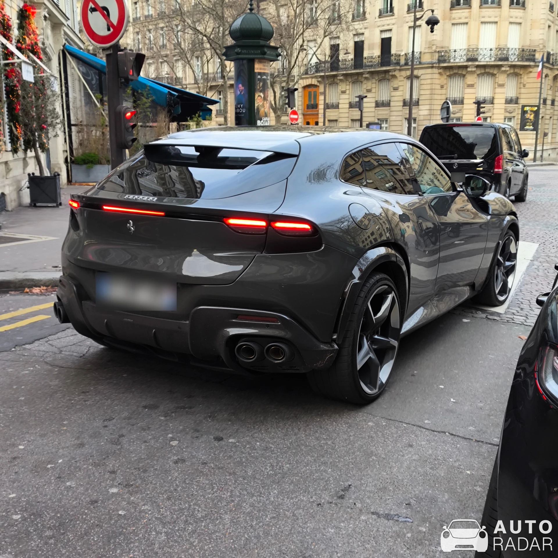 Ferrari Purosangue spotted in Paris, France