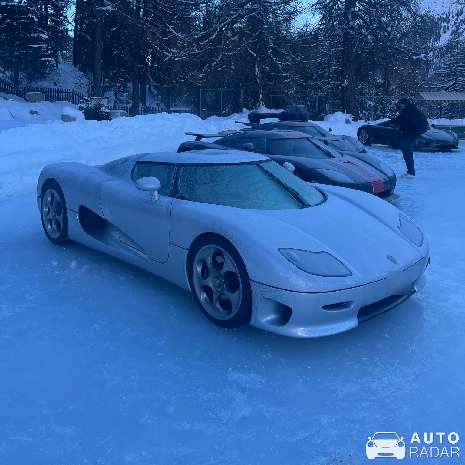 Koenigsegg CC8S spotted in Sankt Moritz