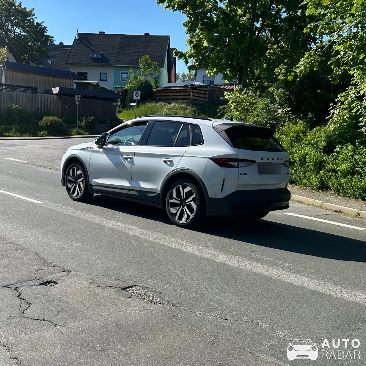 Škoda Elroq spotted in Lößnitz
