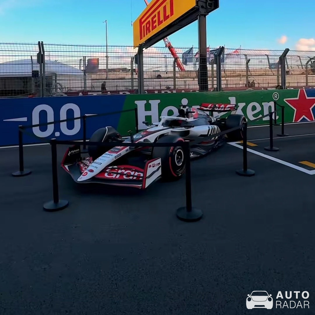 Haas Formula One spotted in Zandvoort