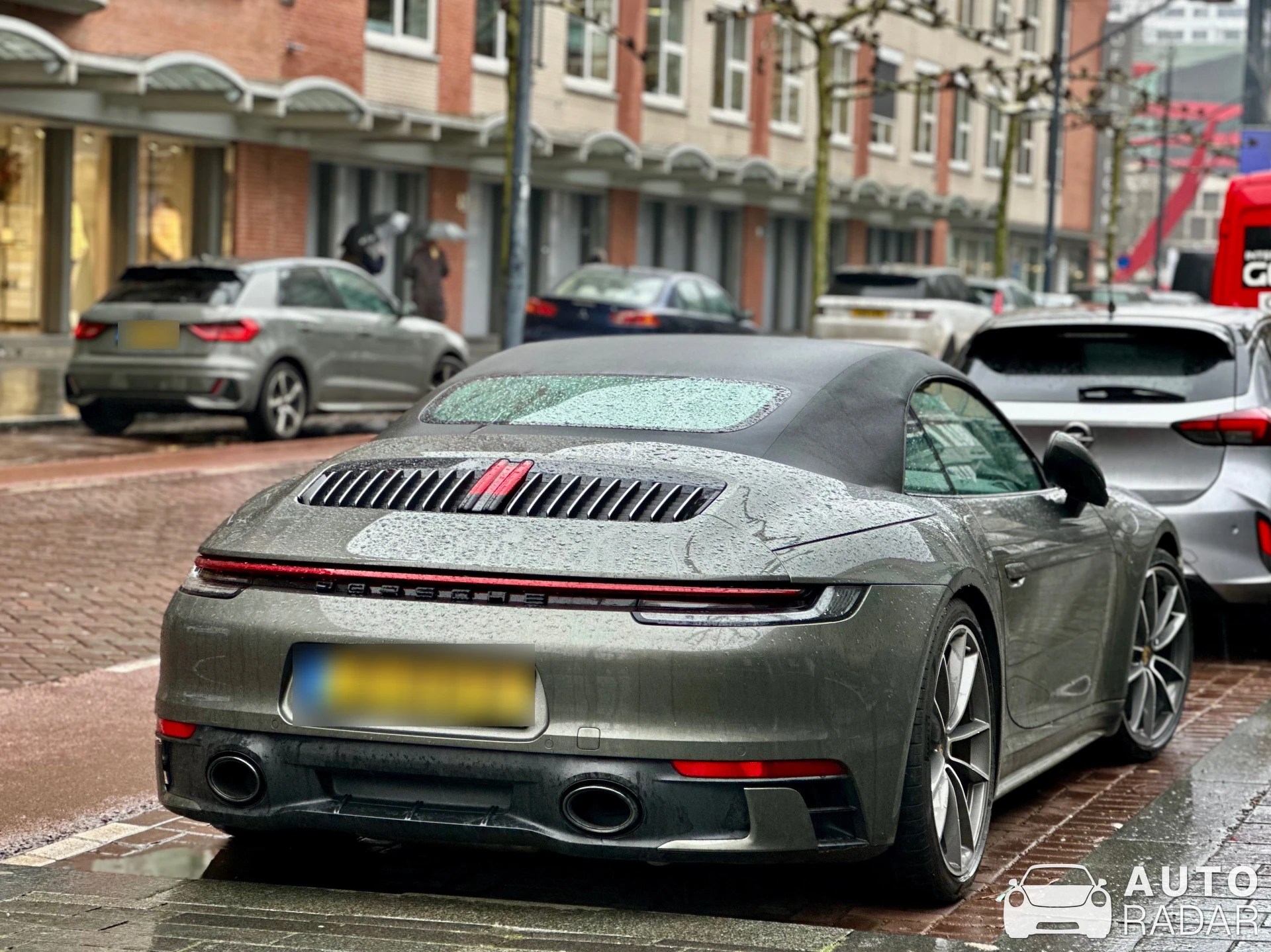 Porsche 992 Carrera 4 Cabriolet MkI spotted in Rotterdam
