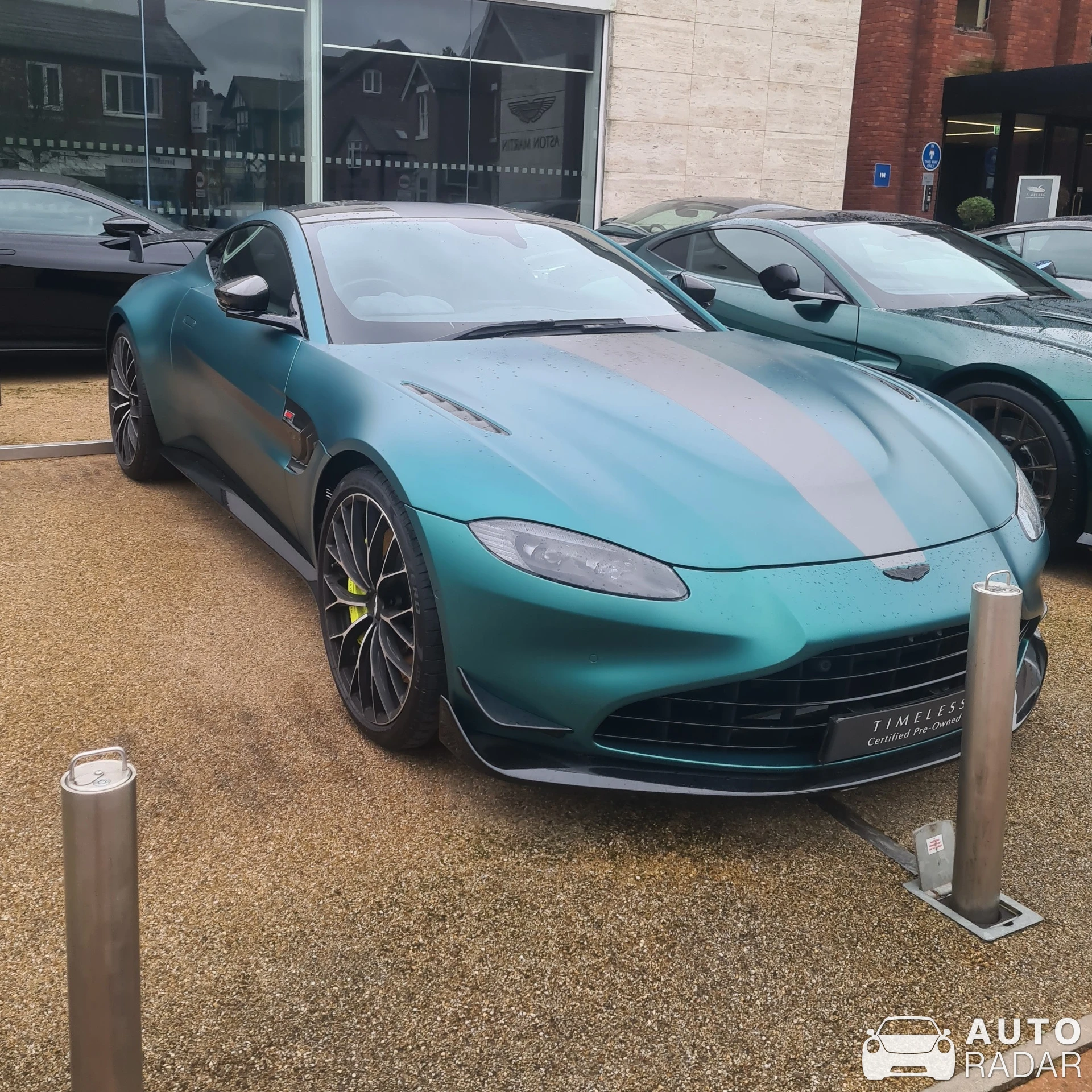 Aston Martin V8 Vantage Formula 1 Edition spotted in Cheshire East, United Kingdom