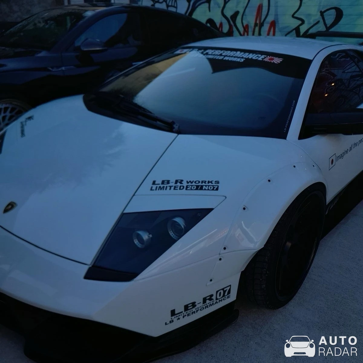 Lamborghini Murciélago LP640 Liberty Walk LB Performance Wide Body spotted in Shibuya
