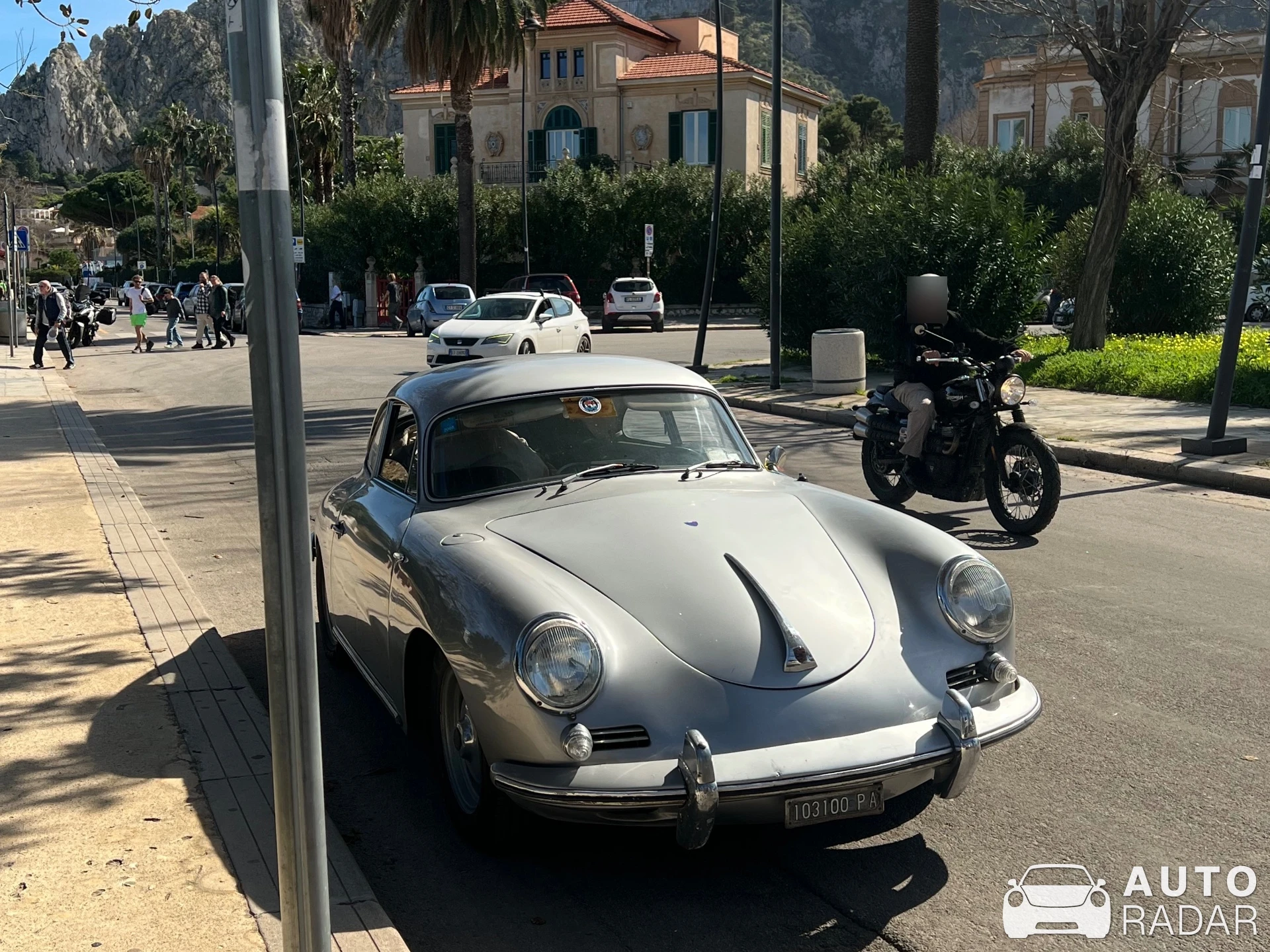 Porsche 356 1600 Super 90 spotted in Palermo