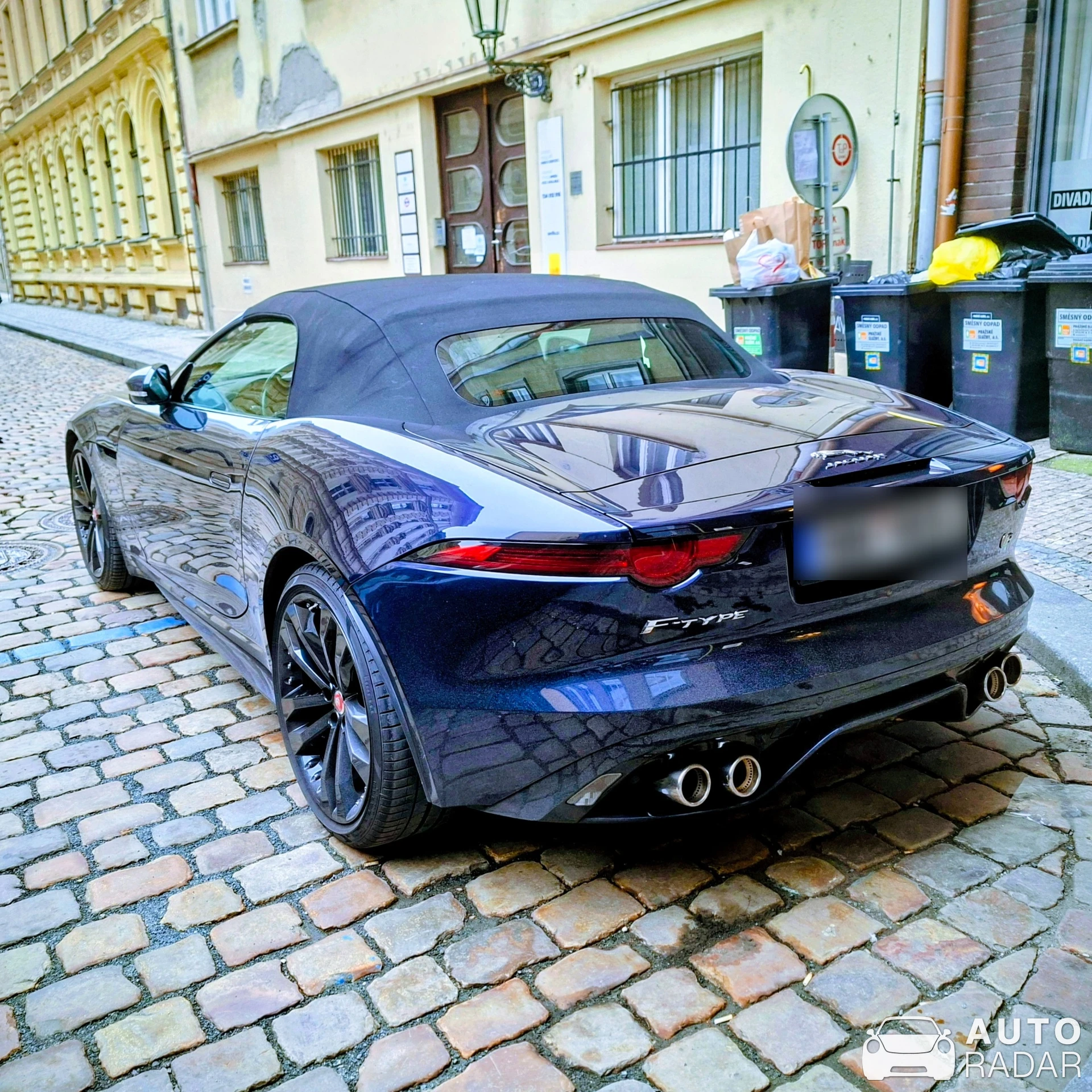 Jaguar F-Type R Convertible 2017 spotted in Praha