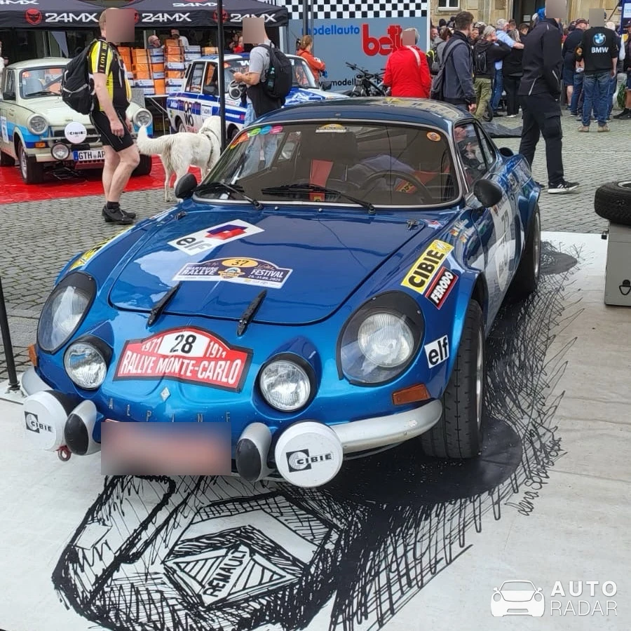 Renault Alpine A110-50 spotted in Eisenach