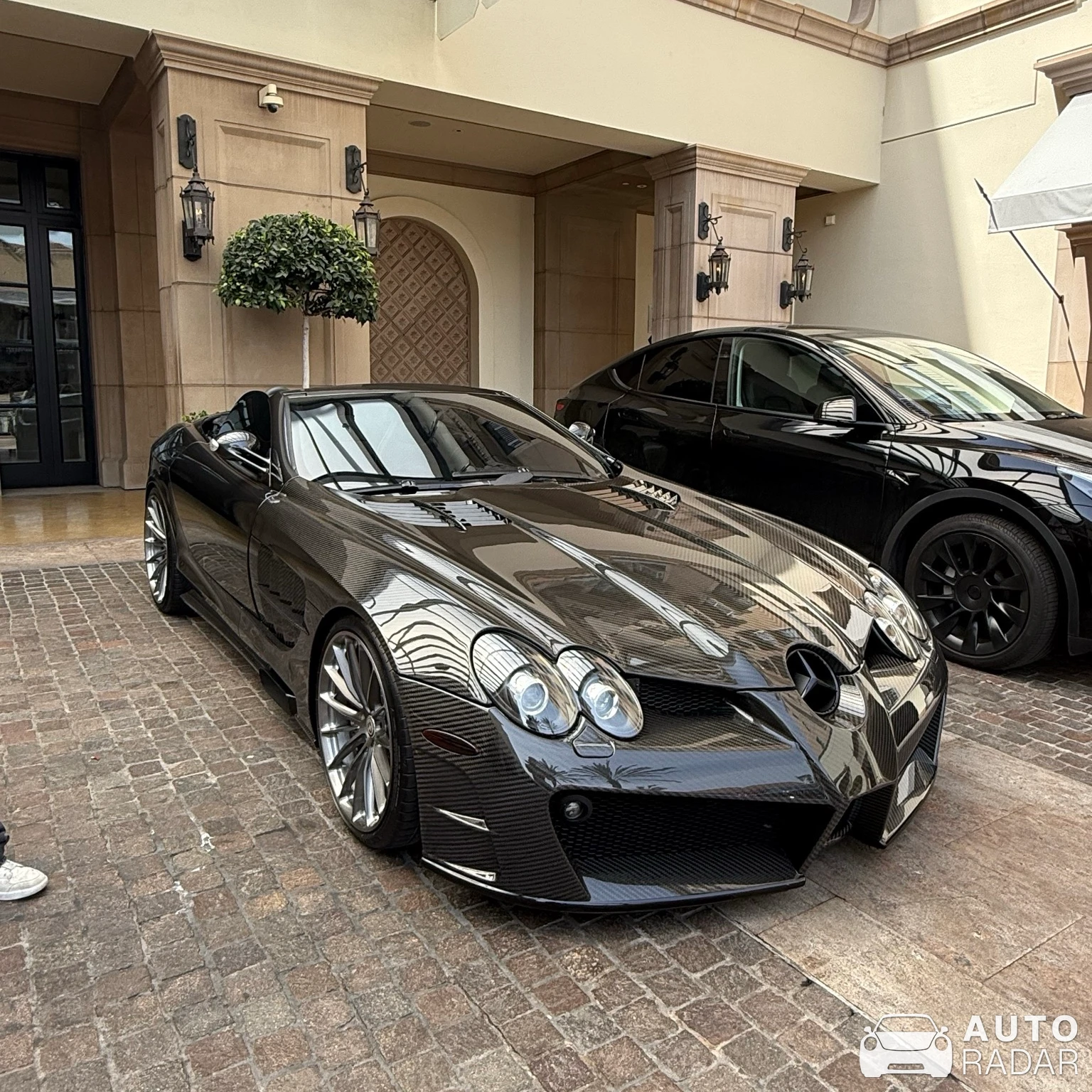 Mercedes-Benz SLR McLaren Mansory Renovatio spotted in Beverly Hills, United States