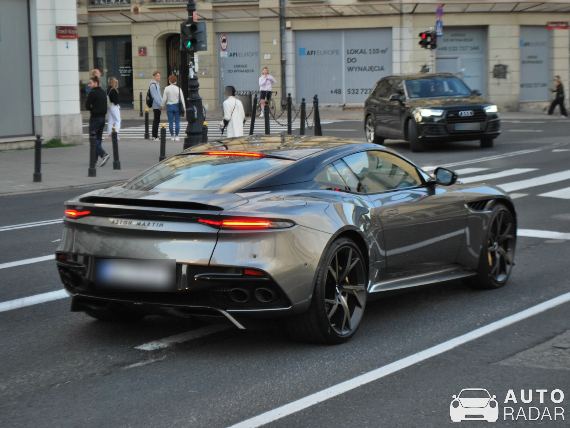 Aston Martin DBS Superleggera spotted in Warszawa, Poland