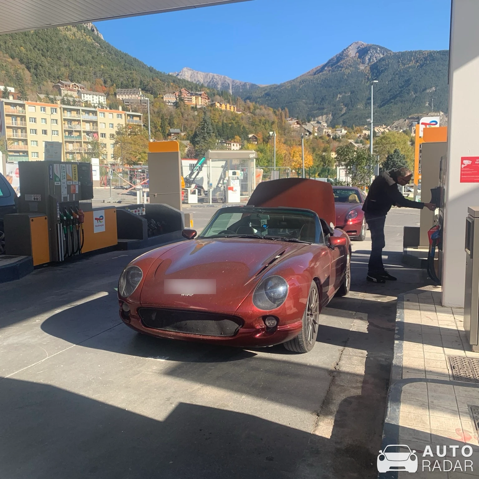 TVR Griffith 500 spotted in Briançon