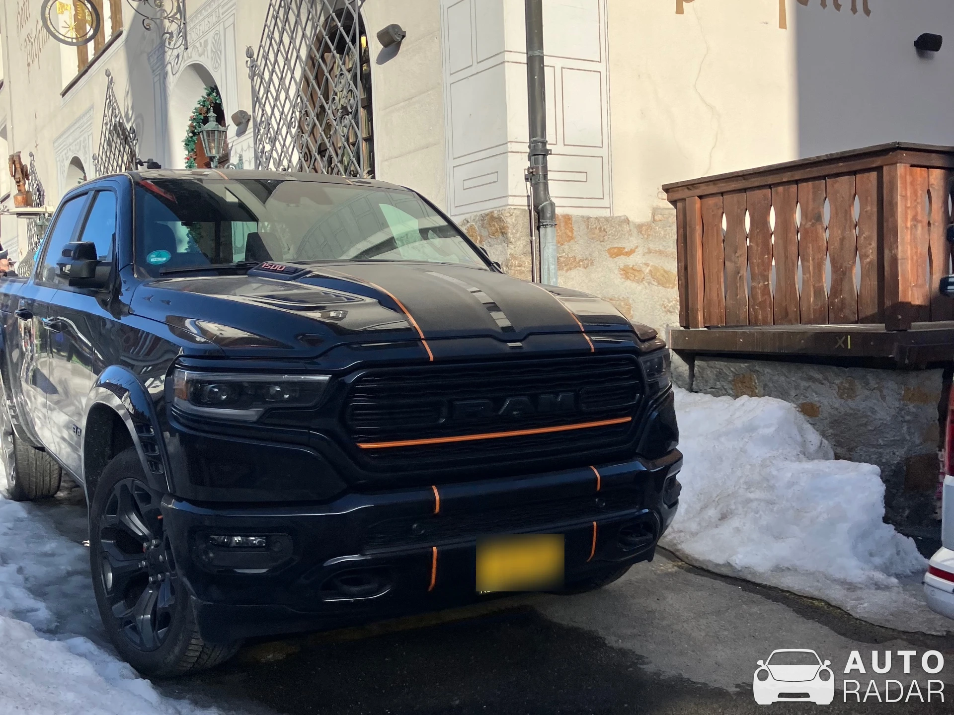 Dodge RAM 1500 Night Edition spotted in Davos