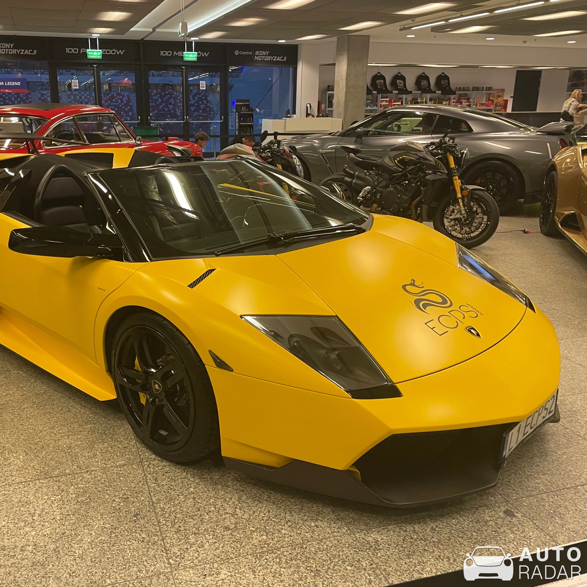 Lamborghini Murciélago Roadster spotted in Warszawa, Poland