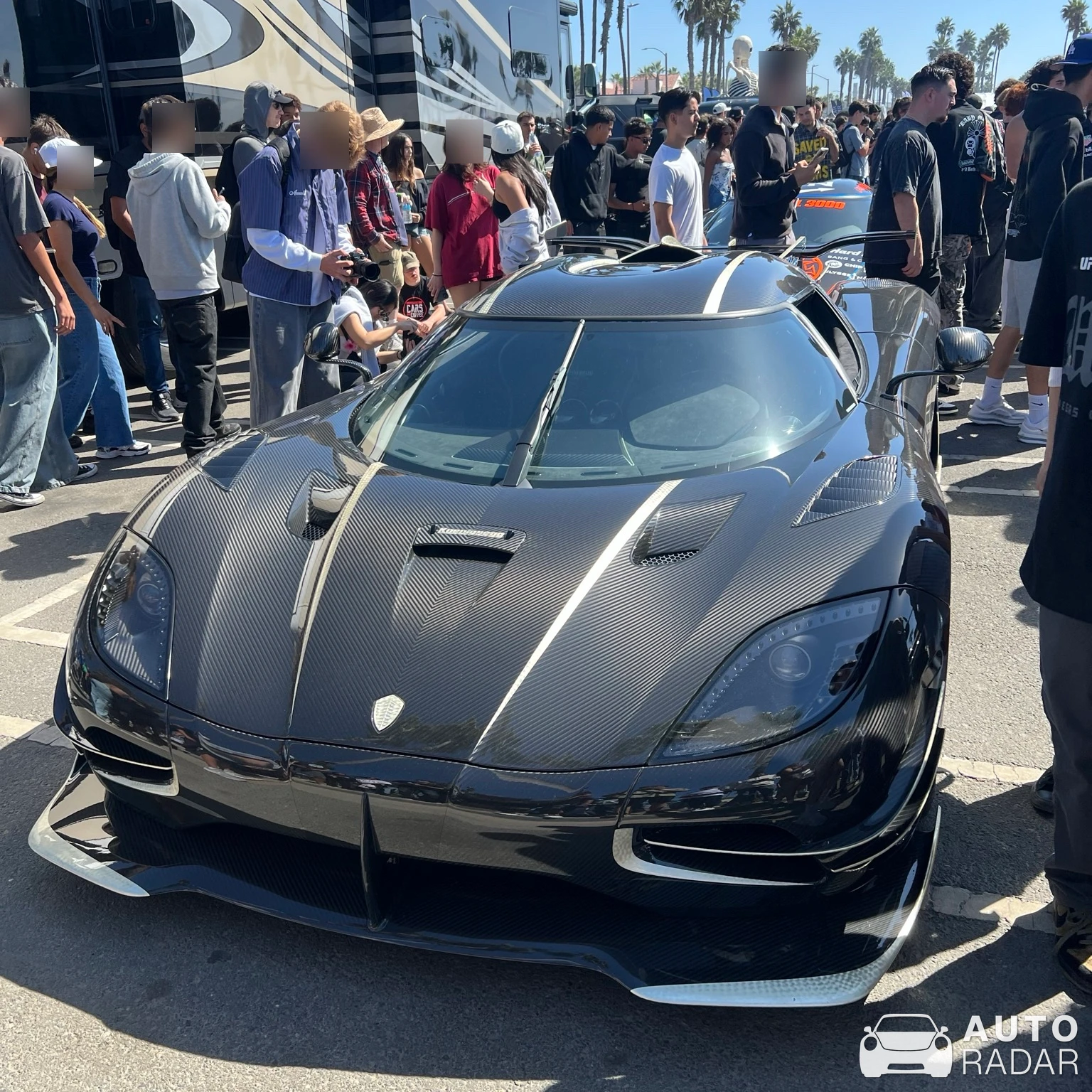 Koenigsegg Agera RS FE Vader spotted in Huntington Beach