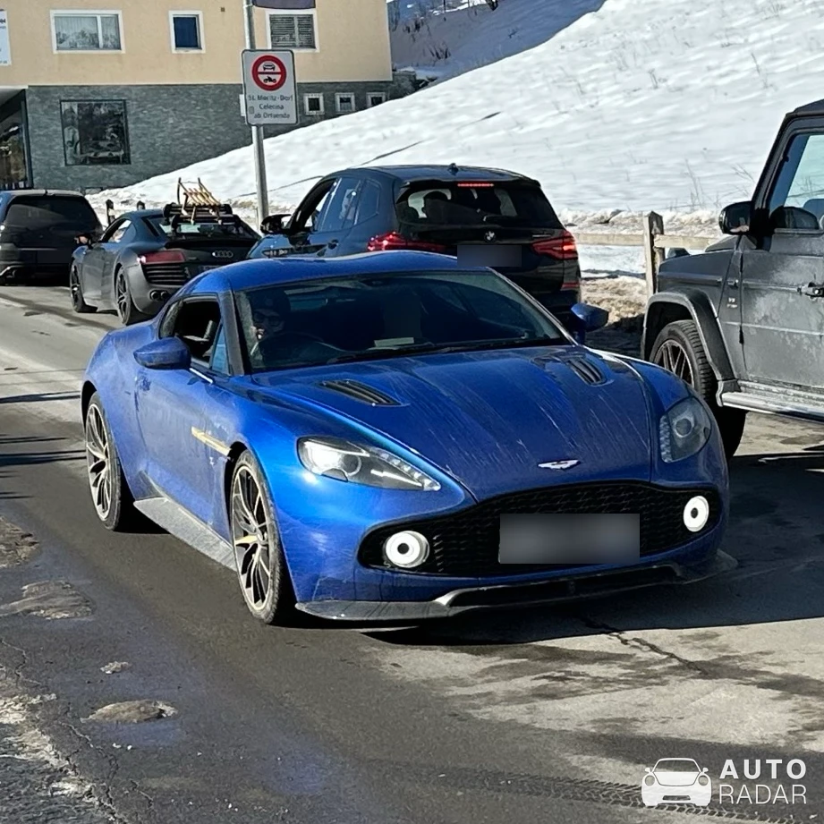 Aston Martin Vanquish Zagato spotted in Sankt Moritz, Schweiz