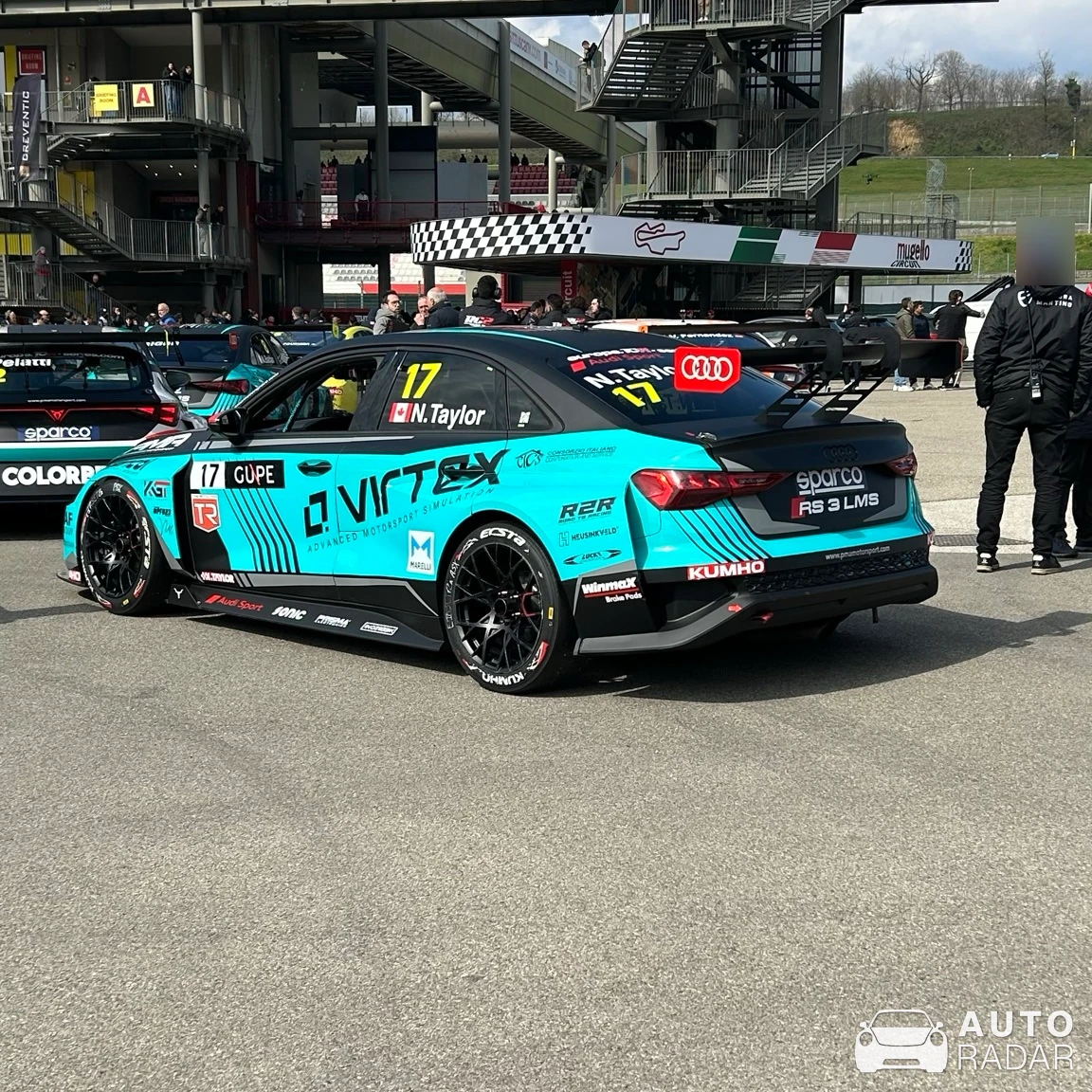 Audi RS3 Sedan LMS spotted