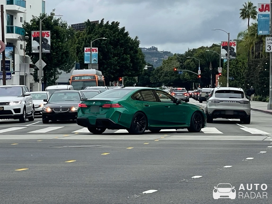BMW M5 G90 spotted in Los Angeles, United States