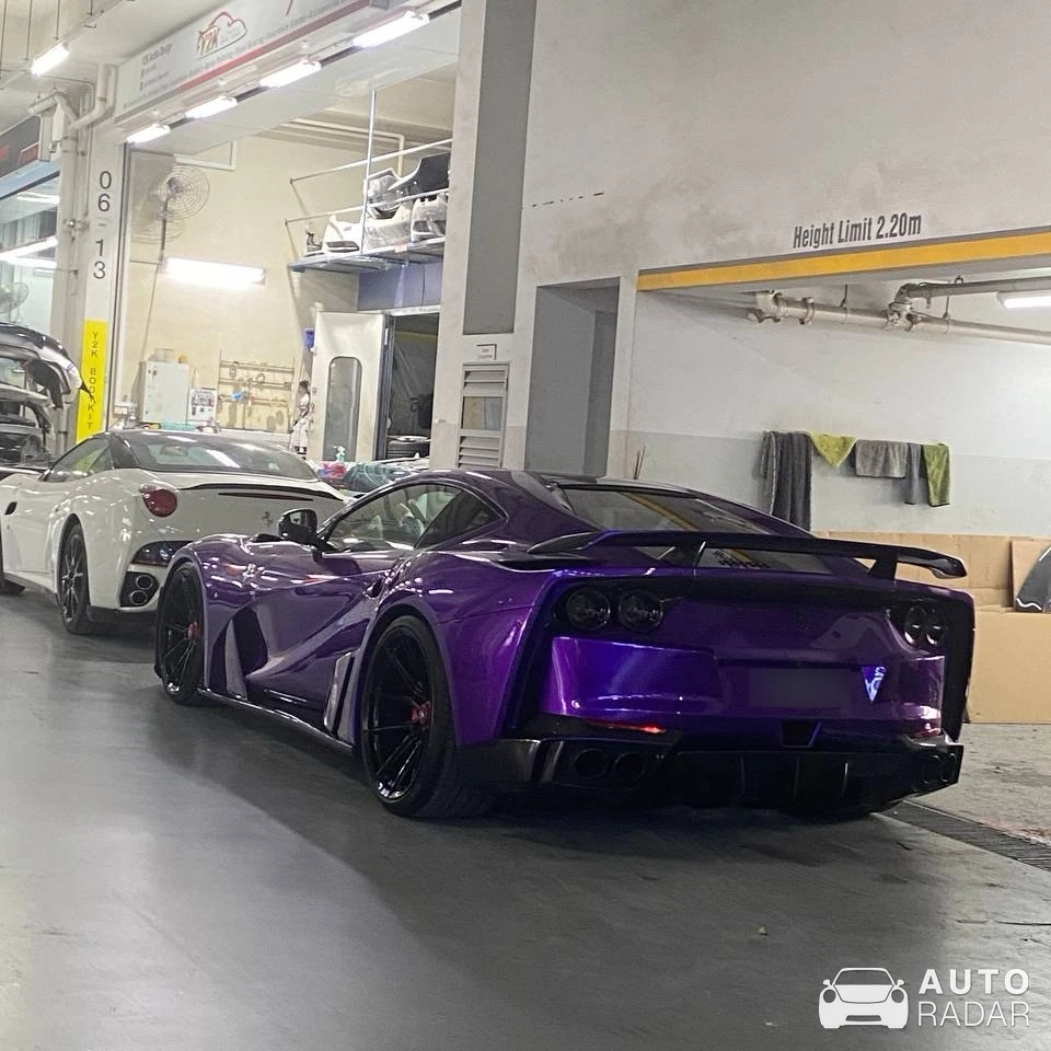 Ferrari 812 Superfast Novitec Rosso N-Largo spotted in Singapore