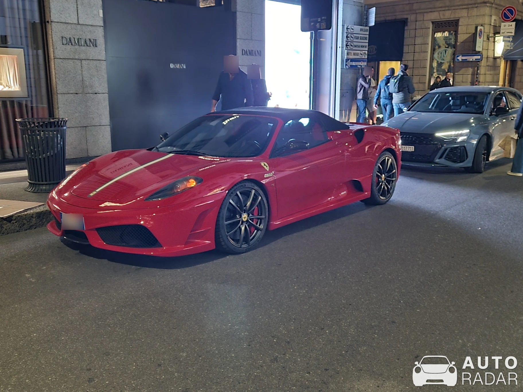 Ferrari Scuderia Spider 16M spotted in Milano, Italia