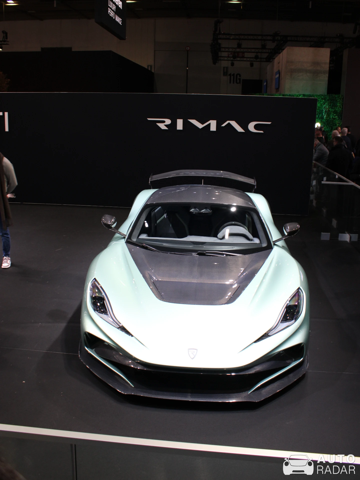 Rimac Nevera R spotted in Brussels