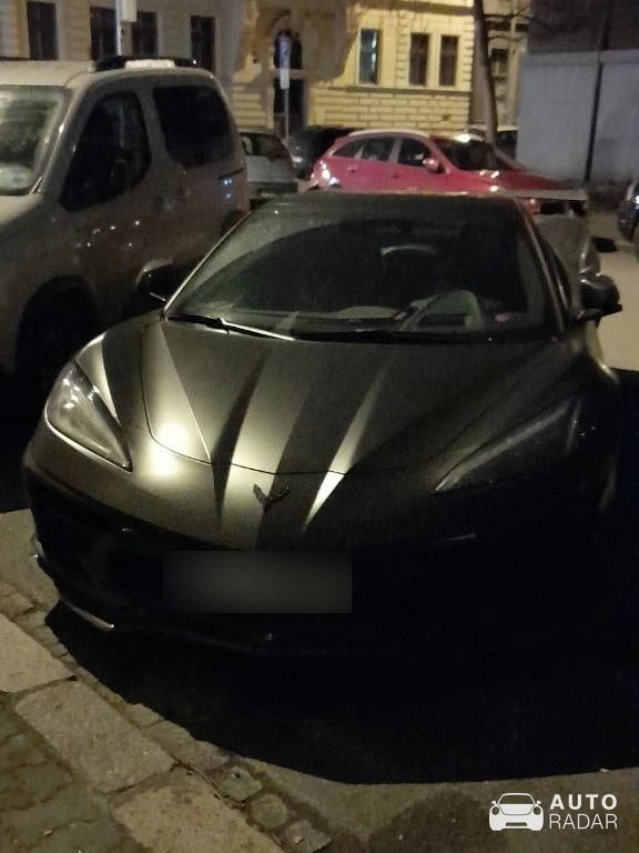 Chevrolet Corvette C8 Stingray spotted in Plzeň, Czech Republic