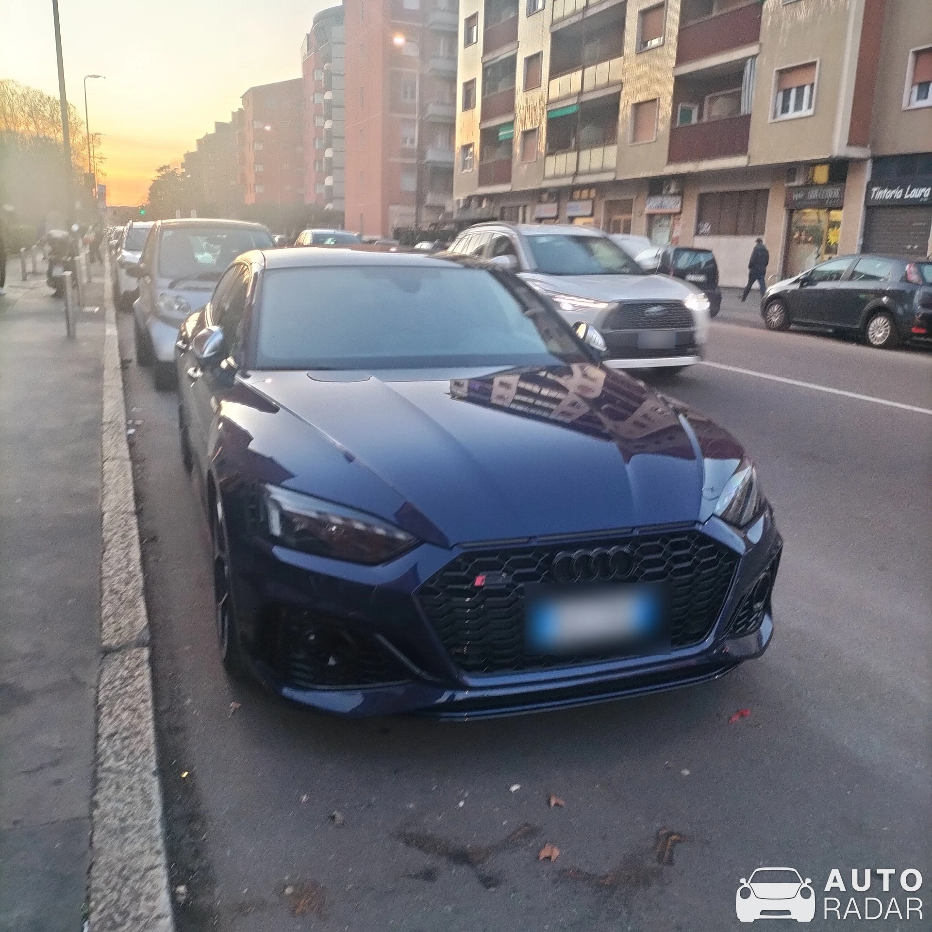 Audi RS5 B9 spotted in Milano, Italia