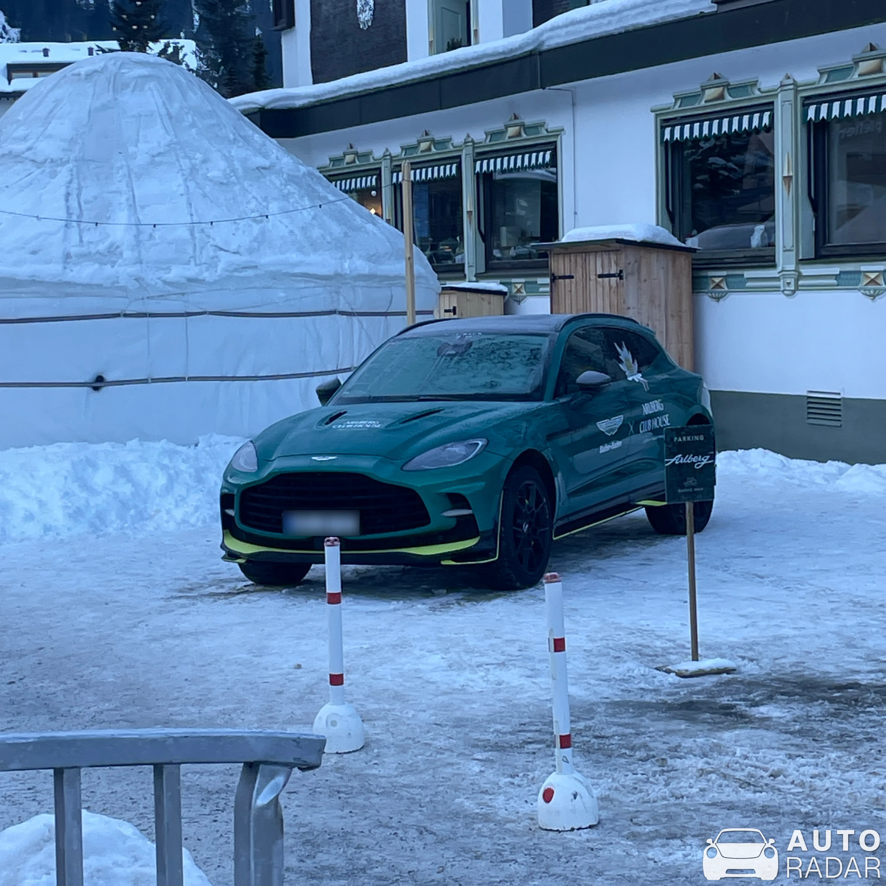 Aston Martin DBX707 spotted in Lech am Arlberg, Austria