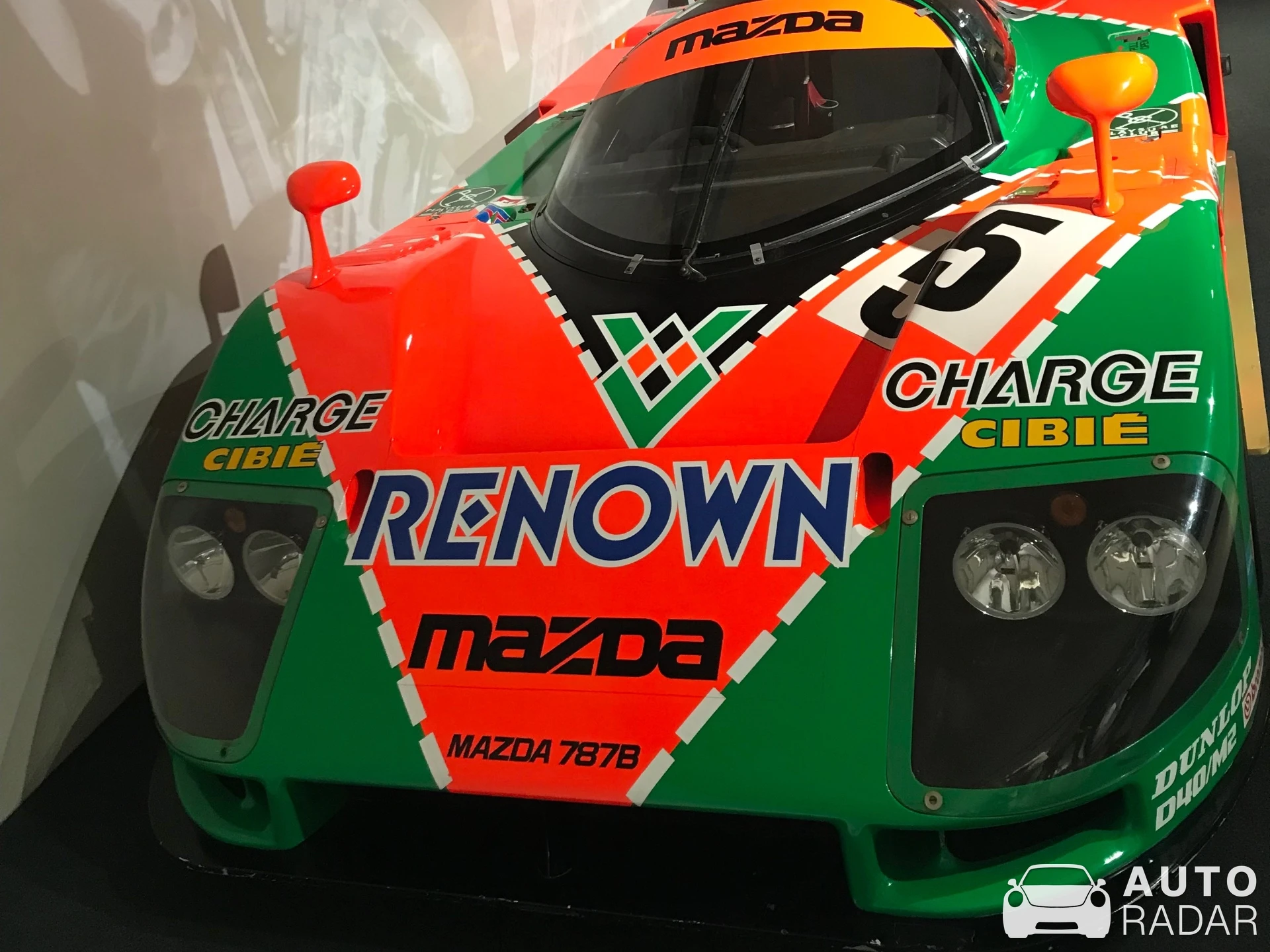 Mazda 787B spotted in Le Mans, France