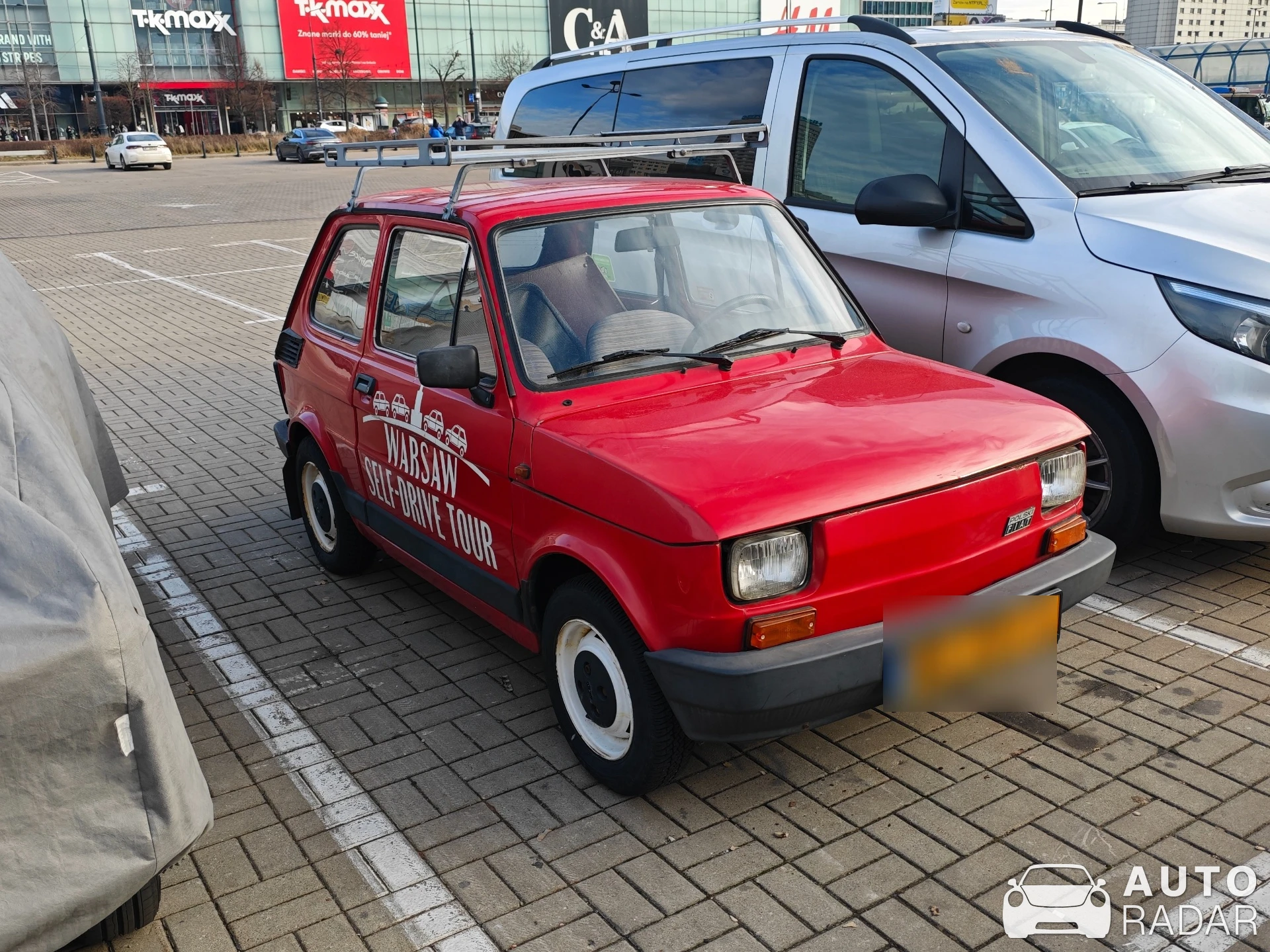 Polski Fiat 126p spotted in Warszawa, Polska