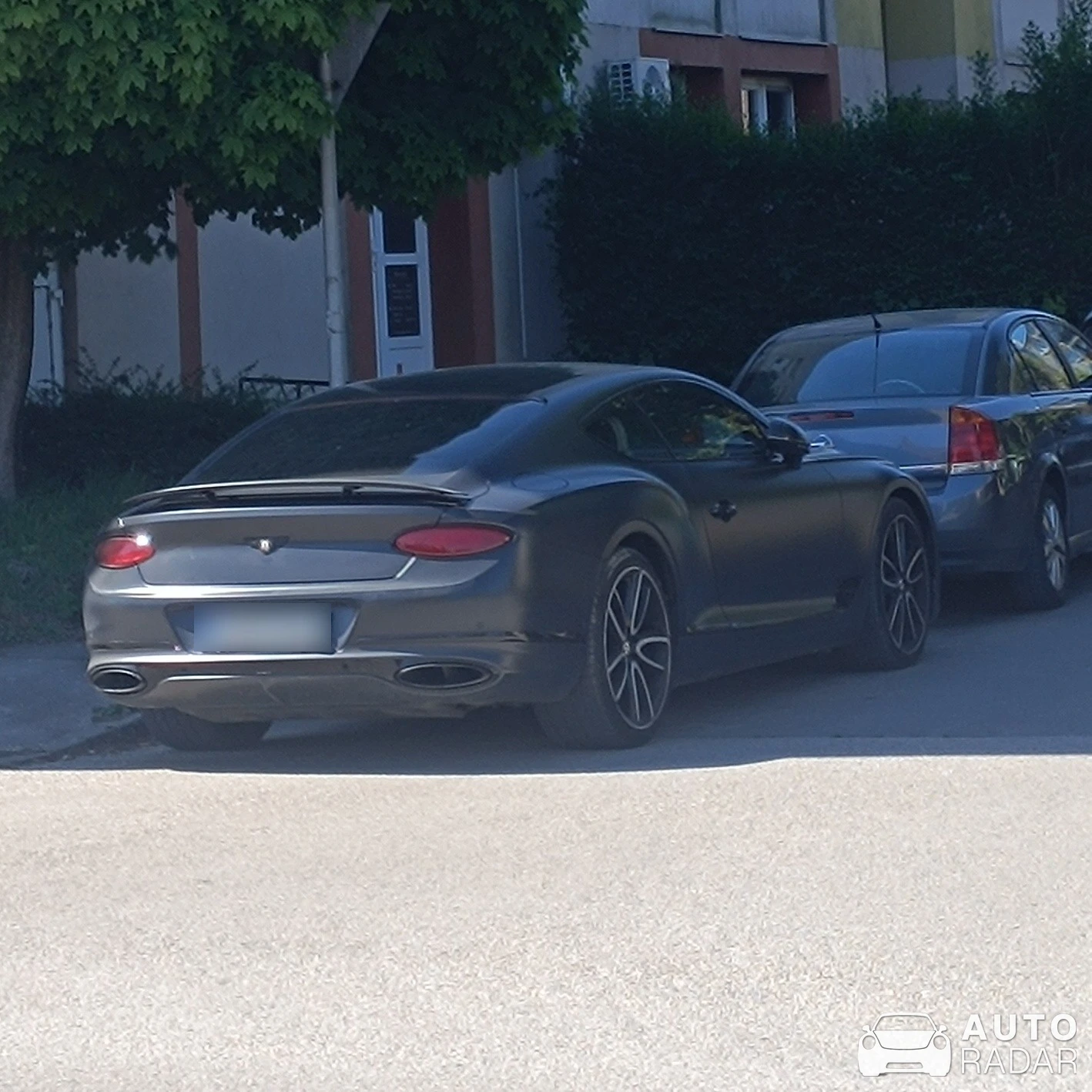 Bentley Continental GT3-R spotted in Tatabánya