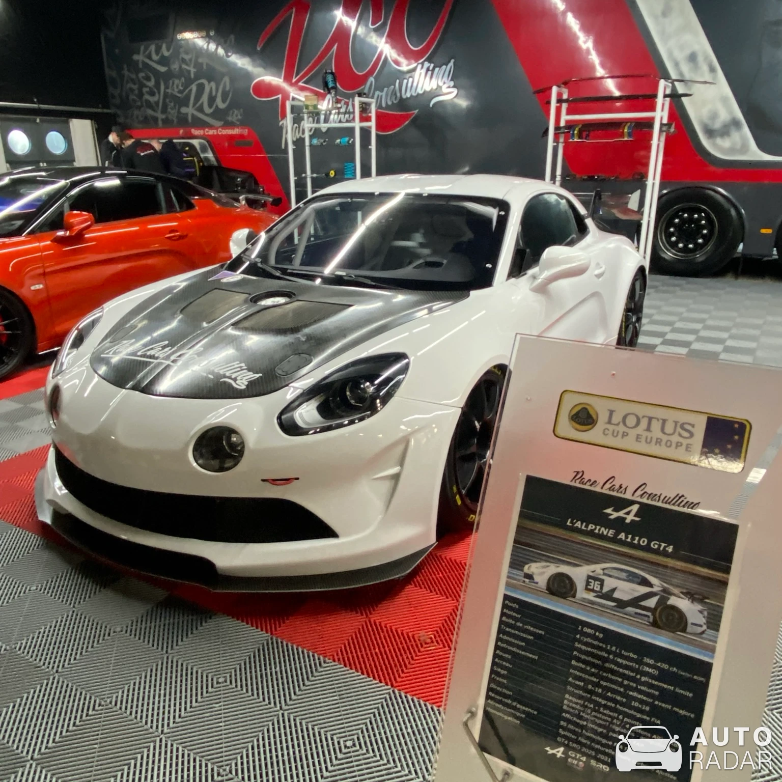 Alpine A110 GT4 spotted in Nantes