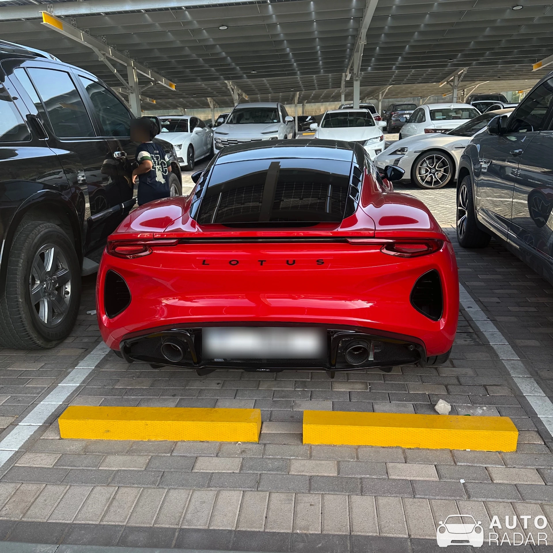 Lotus Emira I4 spotted in Dubai, United Arab Emirates