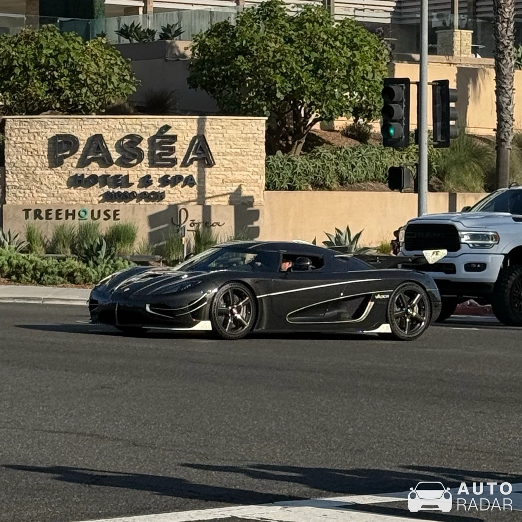 Koenigsegg Agera RS FE Vader spotted in Huntington Beach, United States