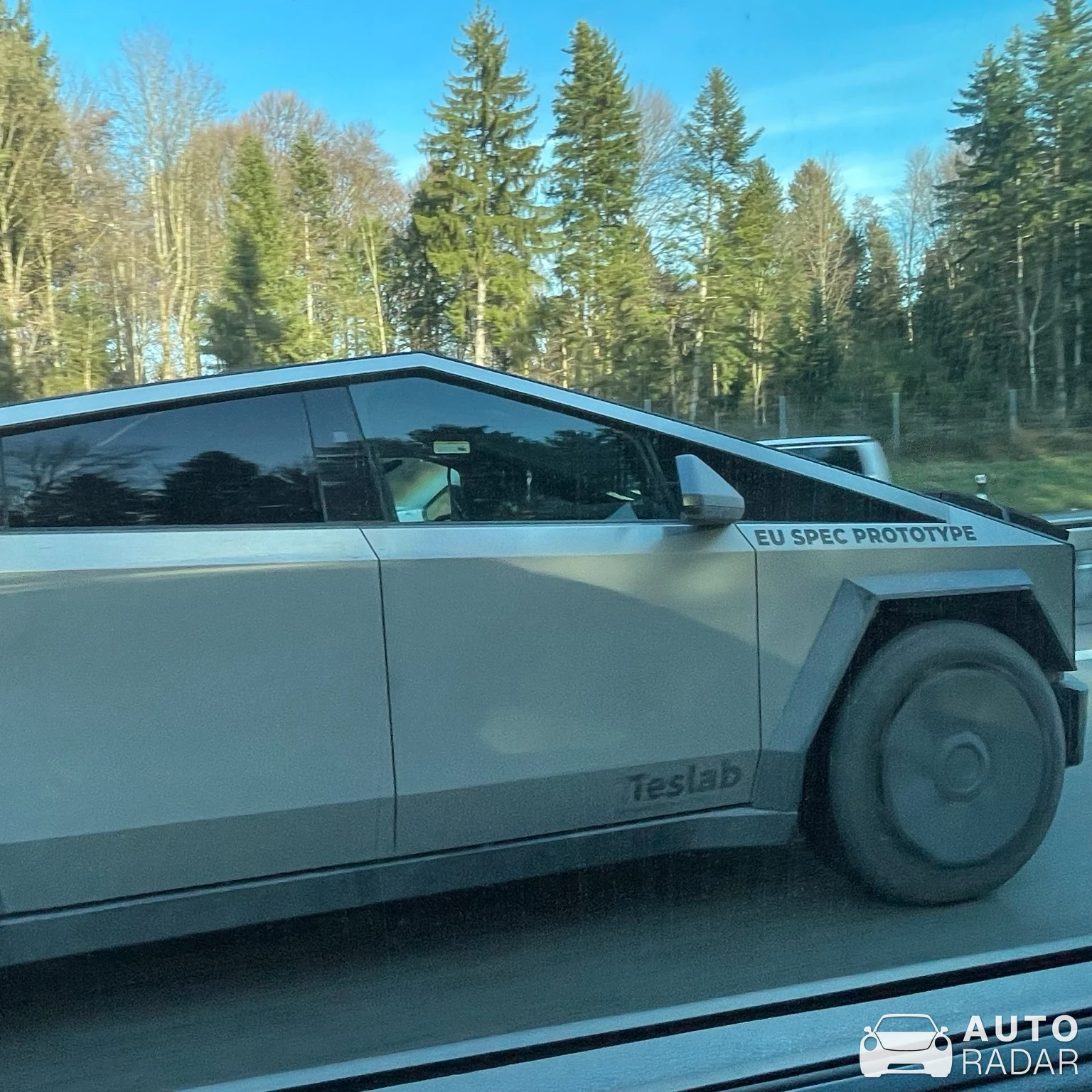 Tesla Cybertruck EU Spec Prototype spotted in Rheinfelden