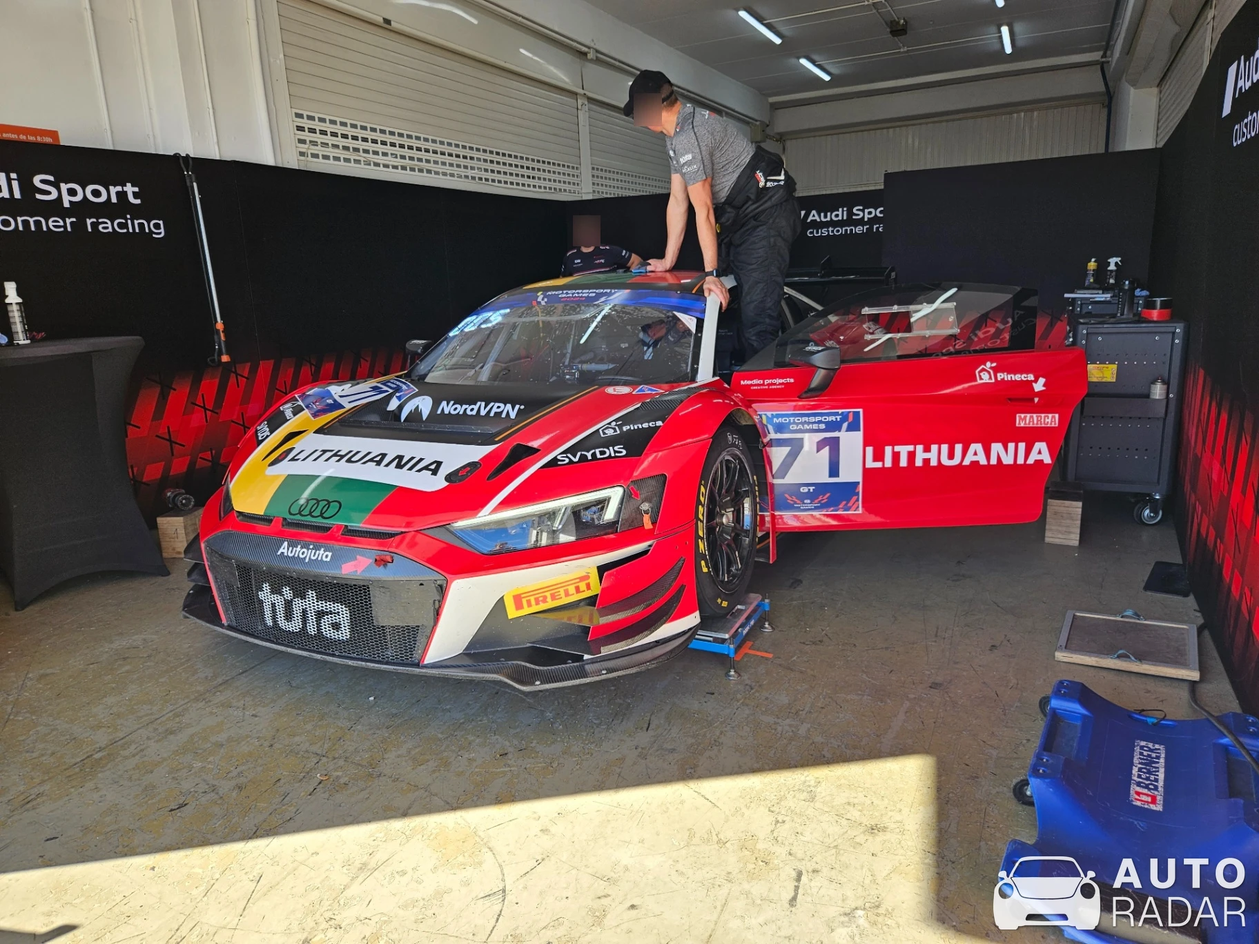 Audi R8 LMS Evo II spotted in Cheste, Spain