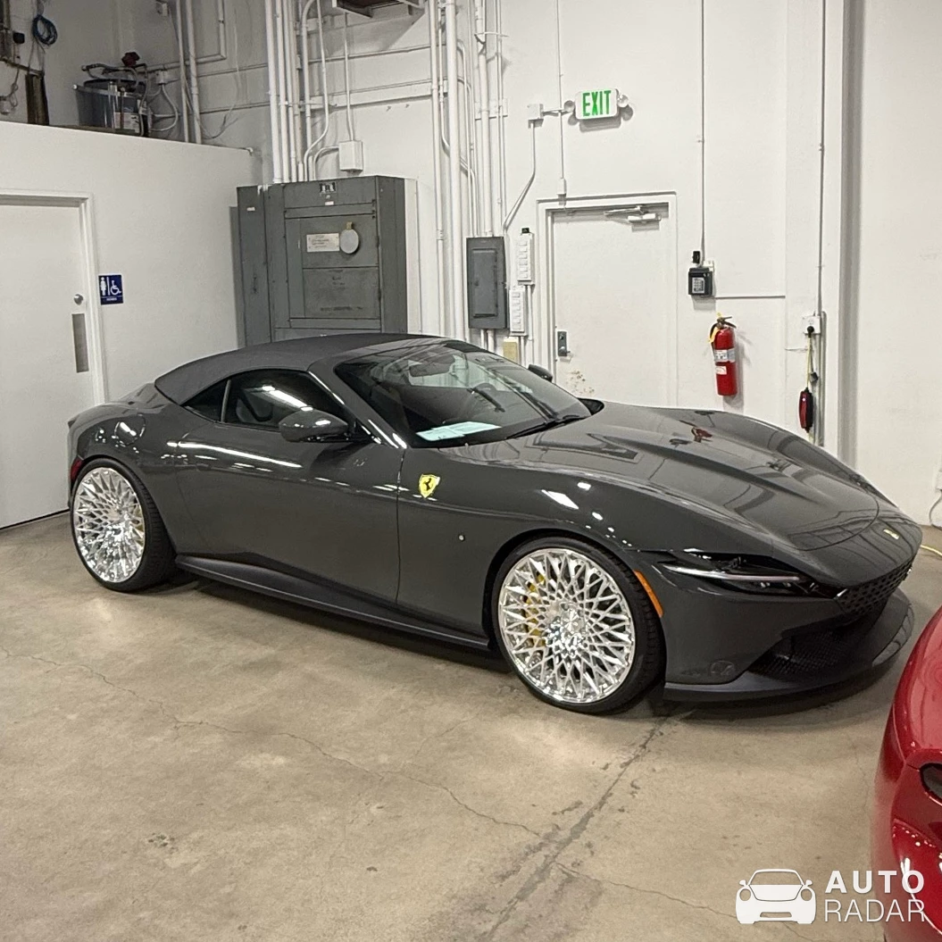 Ferrari Roma Spider spotted in Costa Mesa, United States