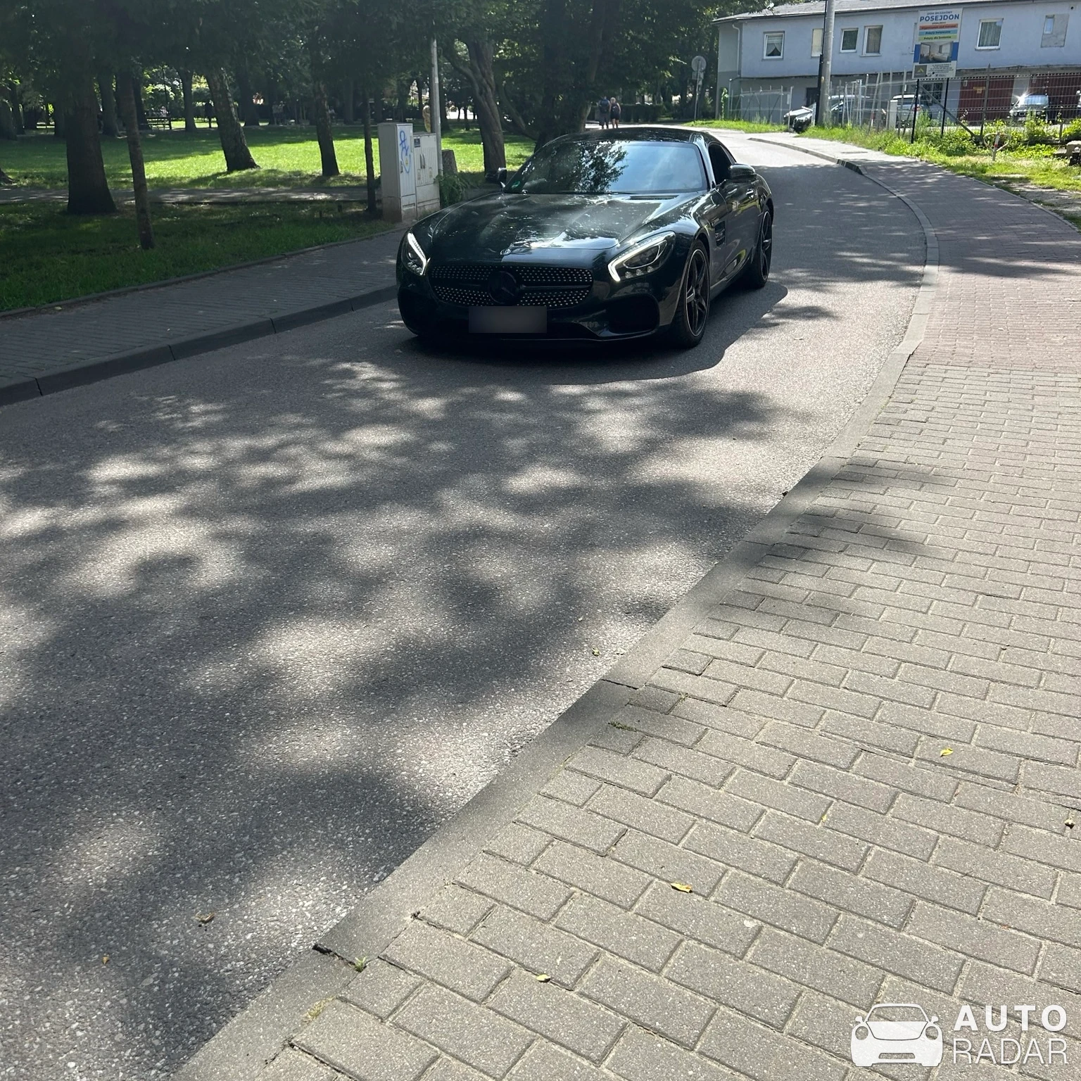 Mercedes-AMG GT C190 spotted in Międzyzdroje