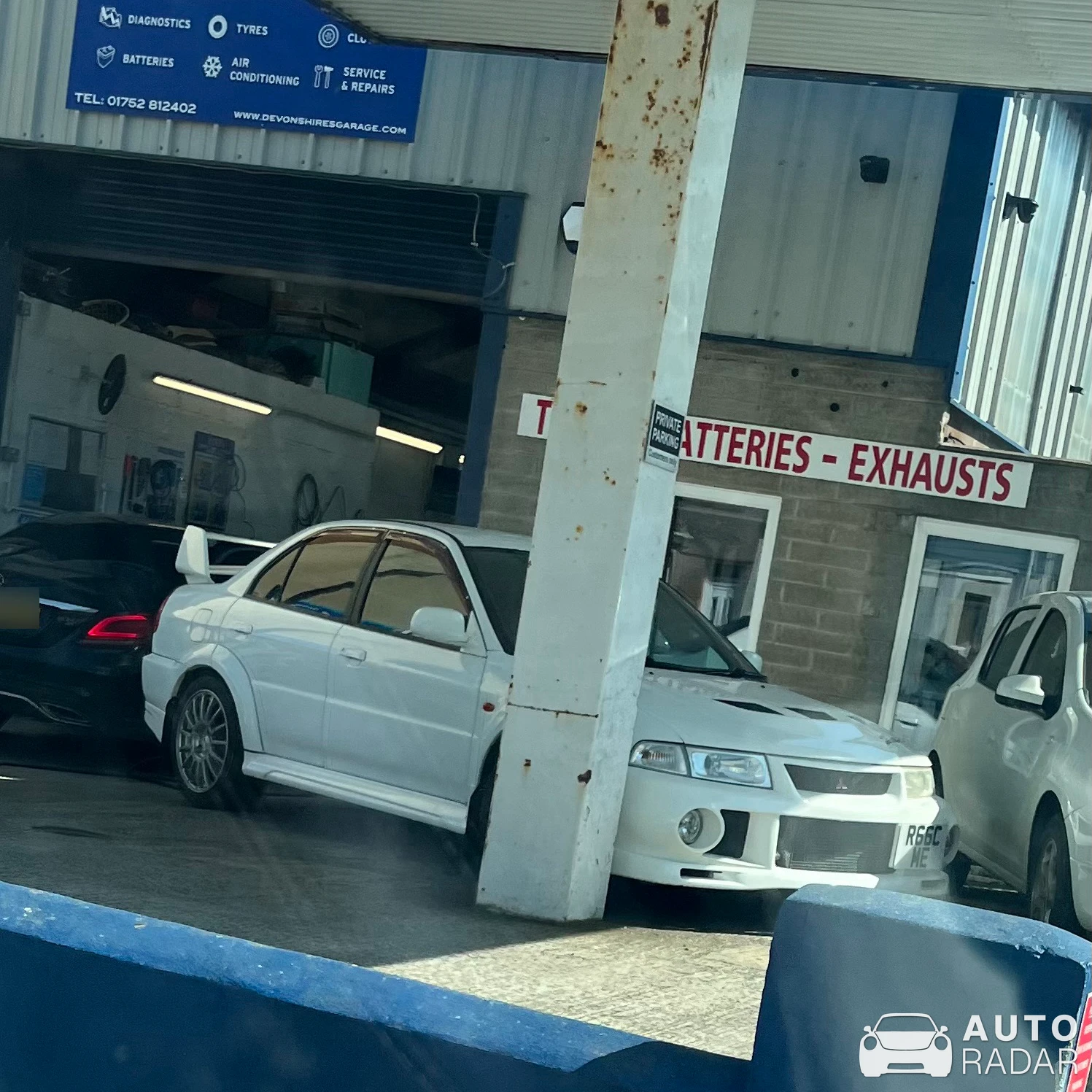 Mitsubishi Lancer Evolution V spotted in Millbrook