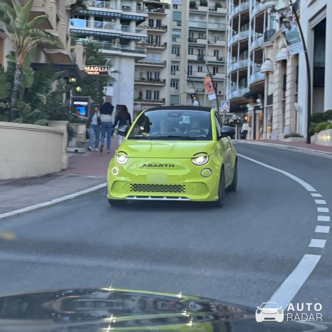 Abarth 595 Competizione Monster Energy Yamaha spotted in Monaco