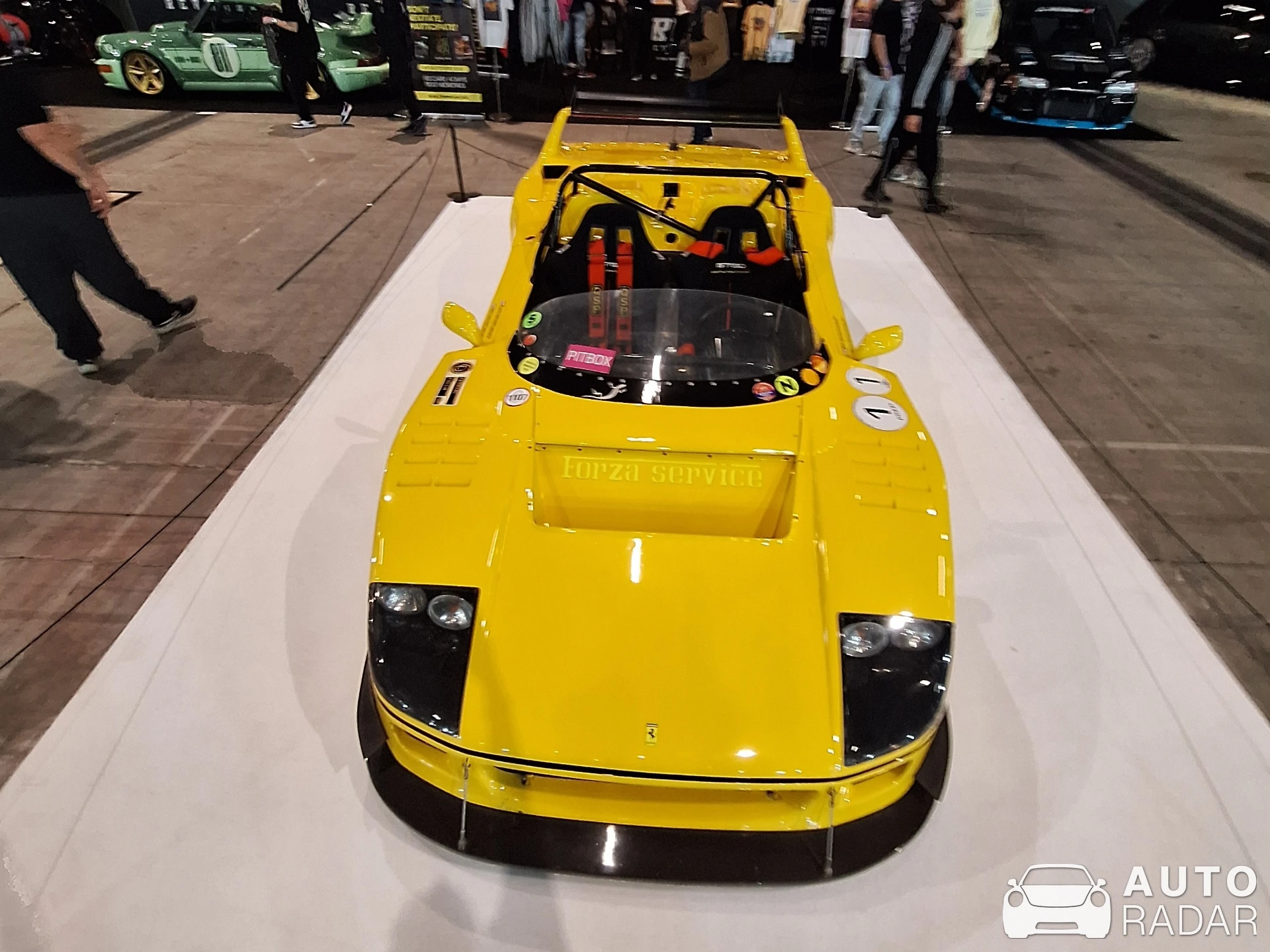 Ferrari F40 LM Barchetta spotted in Kortrijk