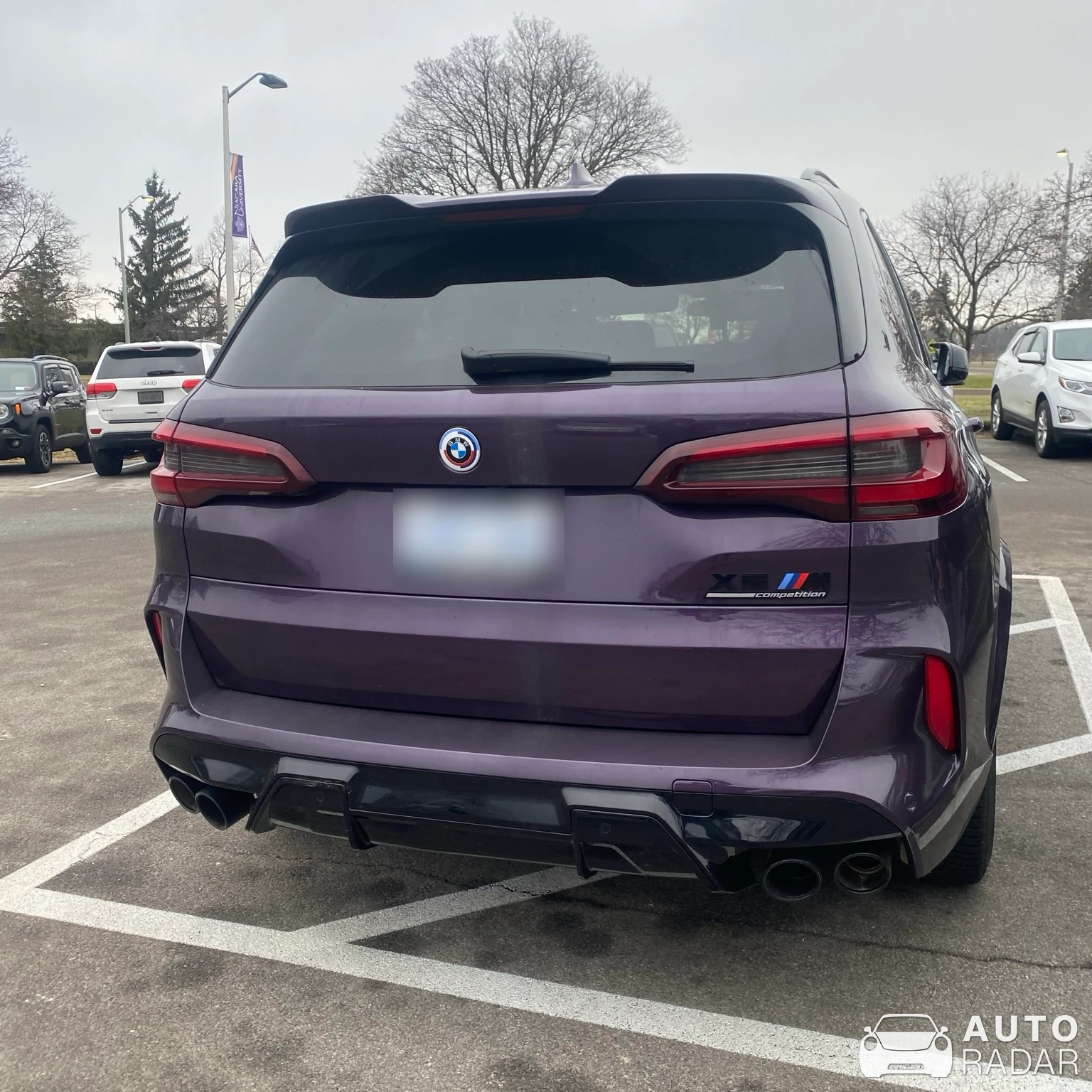 BMW X5 M F95 Competition Renegade Design spotted in Niagara University