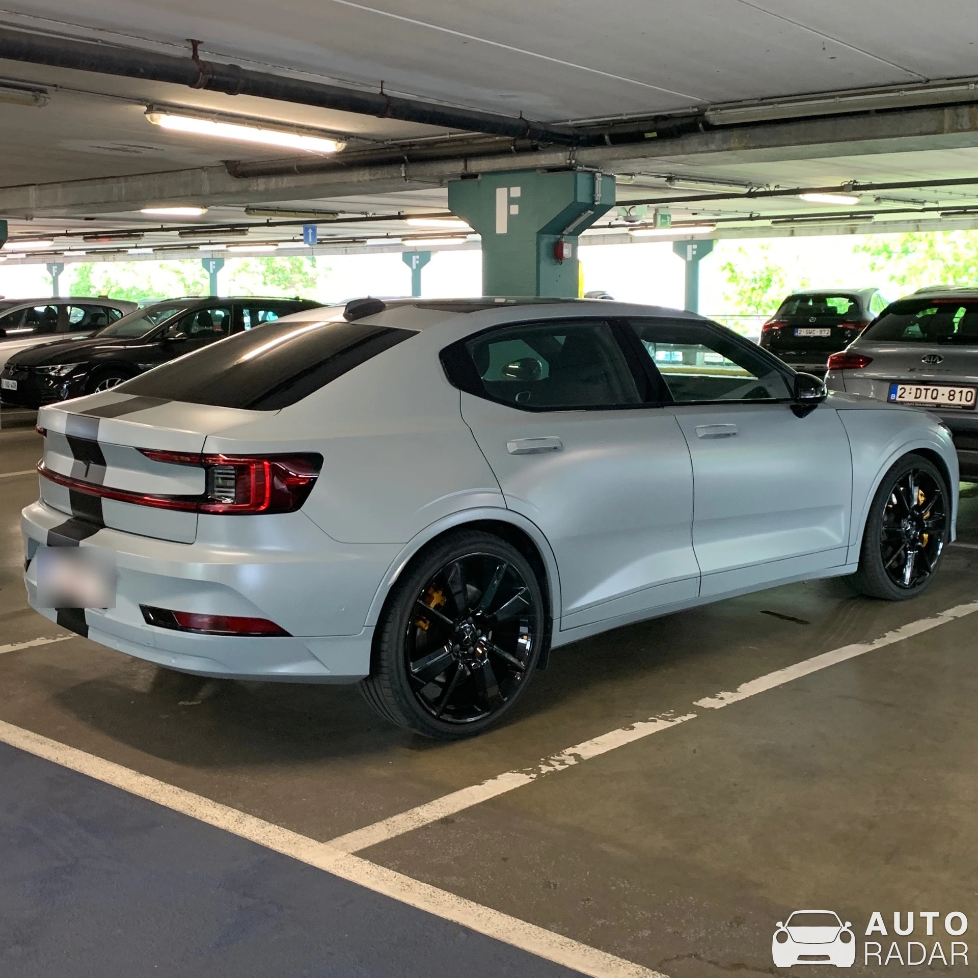 Polestar 2 spotted in Wijnegem