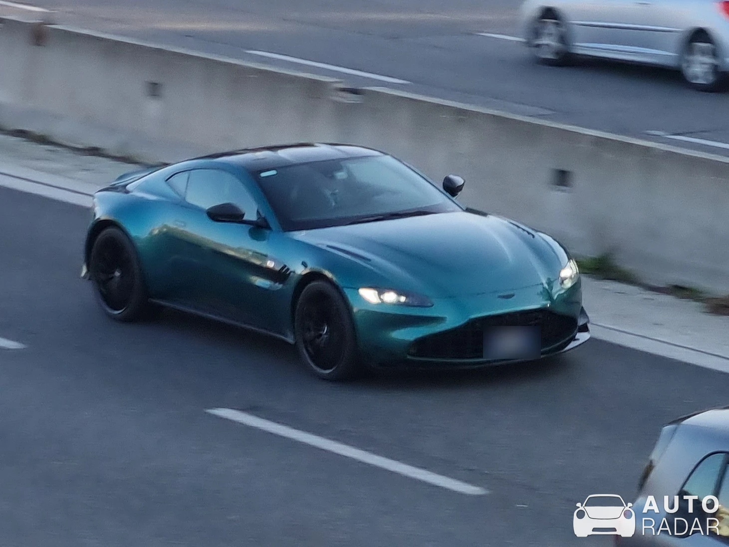 Aston Martin V8 Vantage Formula 1 Edition spotted in Milan, Italy