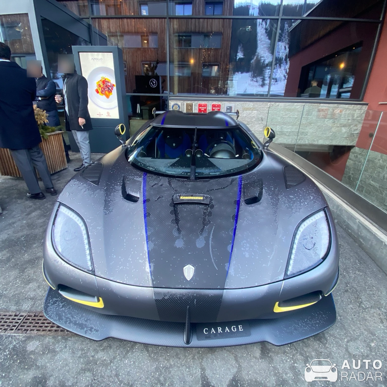 Koenigsegg Agera RS Prototype spotted in Davos Platz, Schweiz
