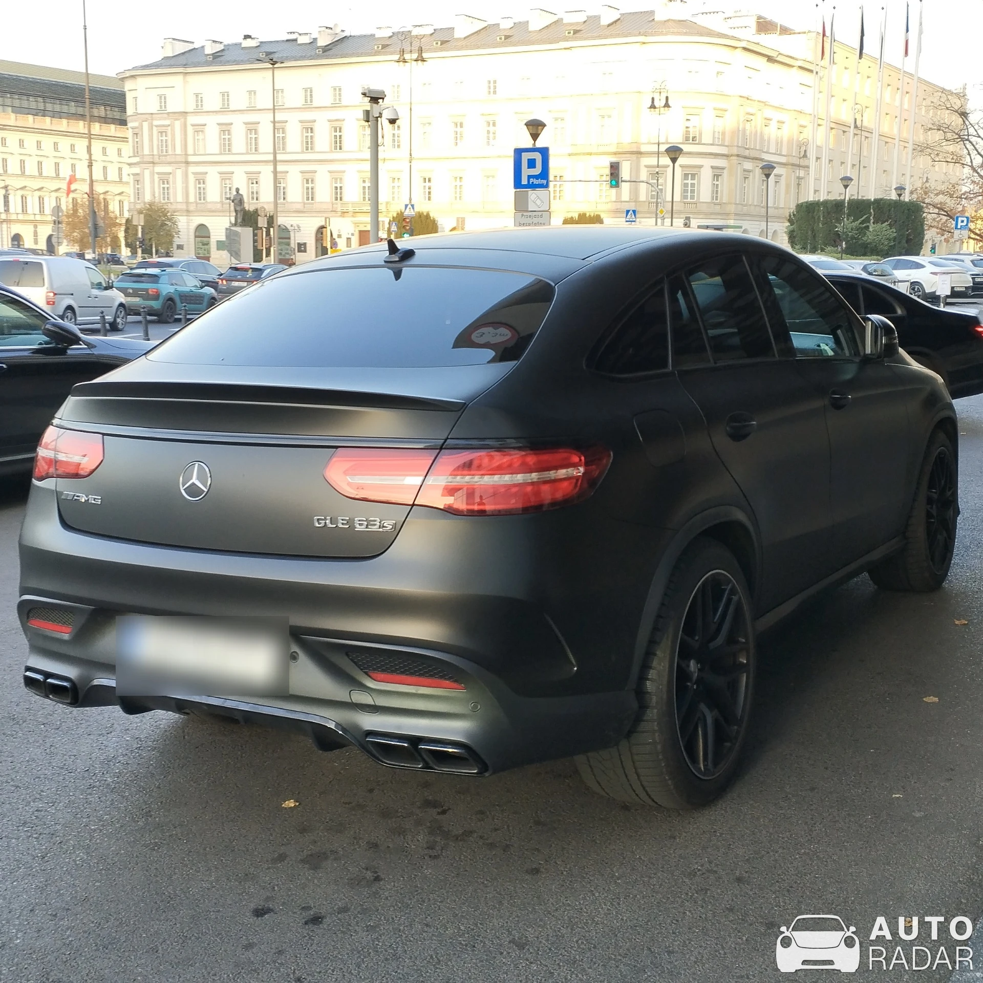 Mercedes-AMG GLE 63 S spotted in Warszawa, Poland