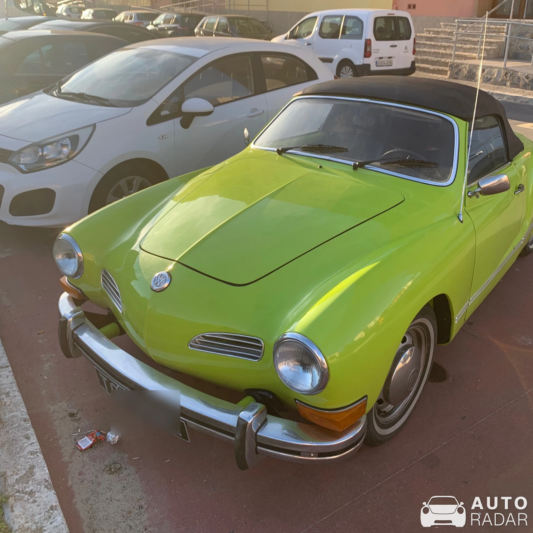 Volkswagen Type 14 Karmann-Ghia Cabriolet spotted in Tarifa, Spain