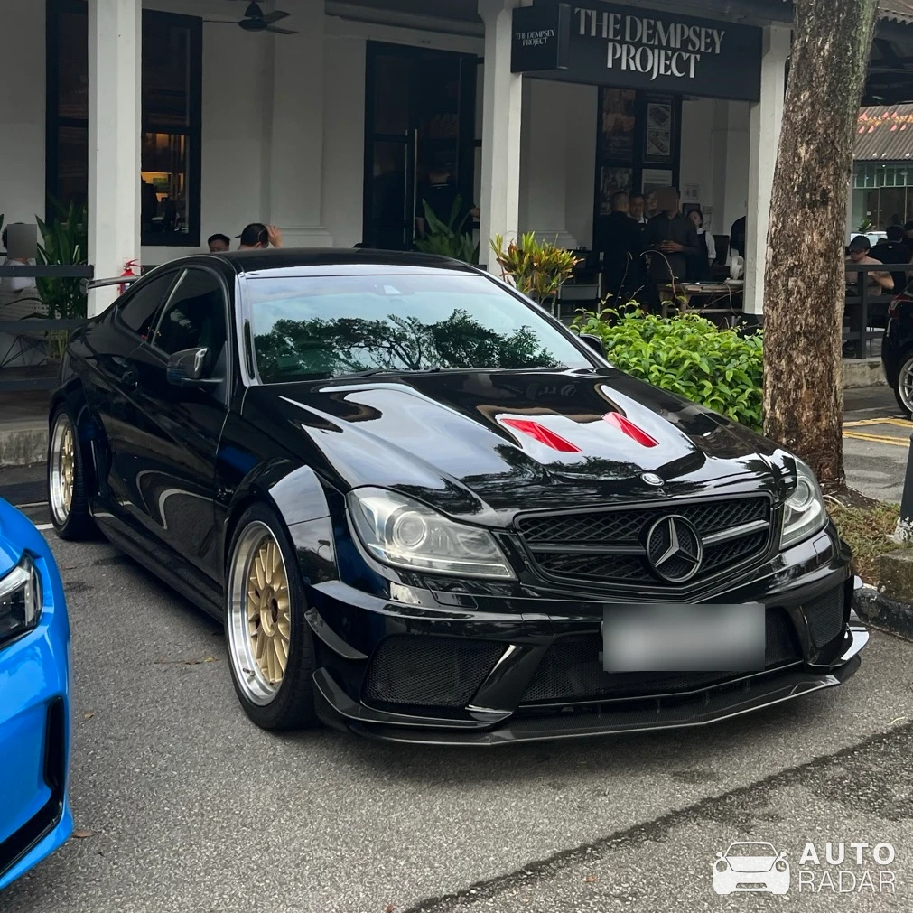 Mercedes-Benz MKB Inden Design C 63 AMG W204 2012 Black Series spotted in Singapore