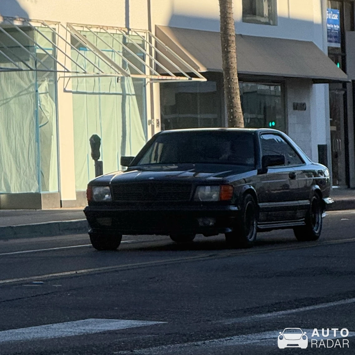 Mercedes-Benz 560 SEL AMG 6.0 spotted in Beverly Hills, United States