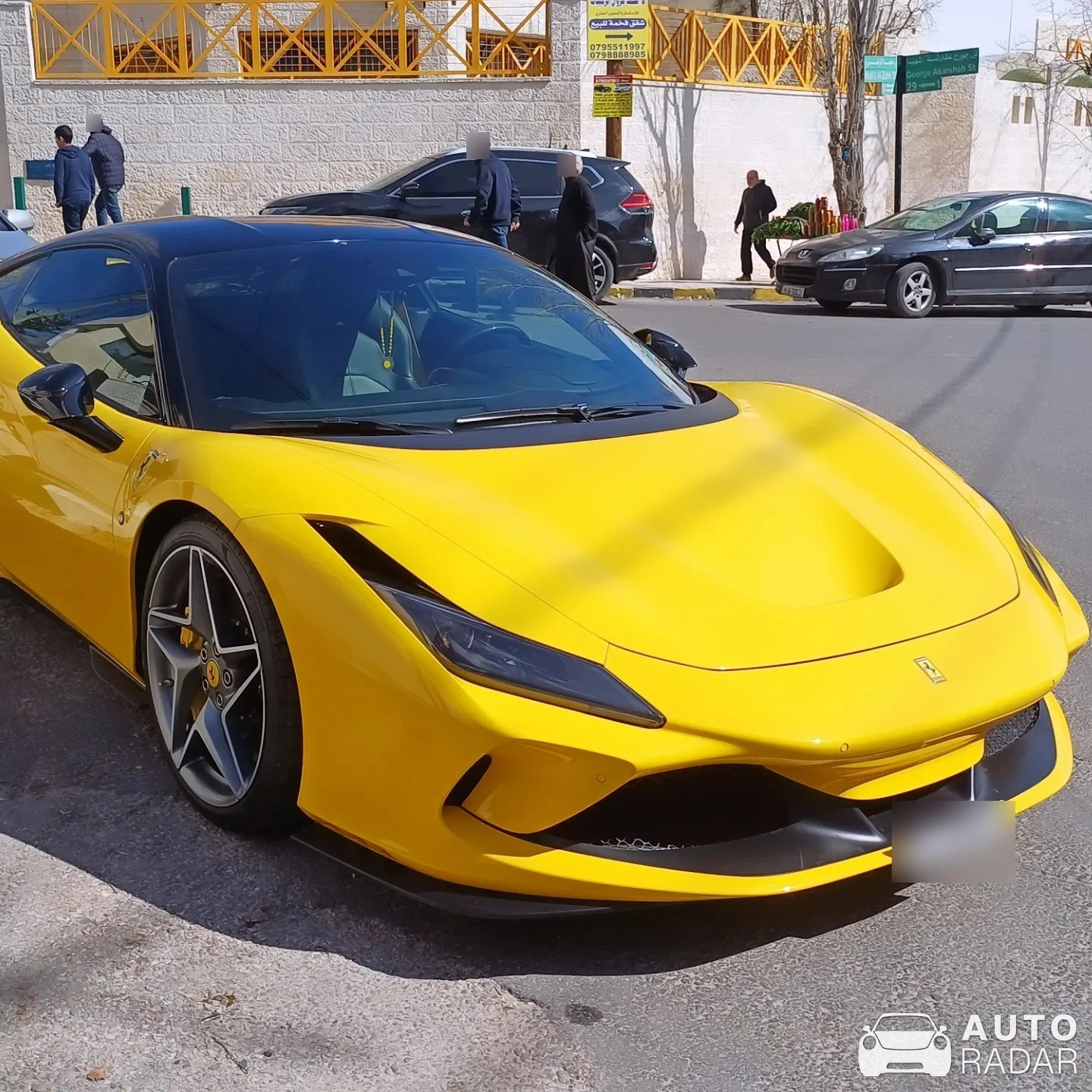 Ferrari F8 Tributo spotted in Amman, Jordan